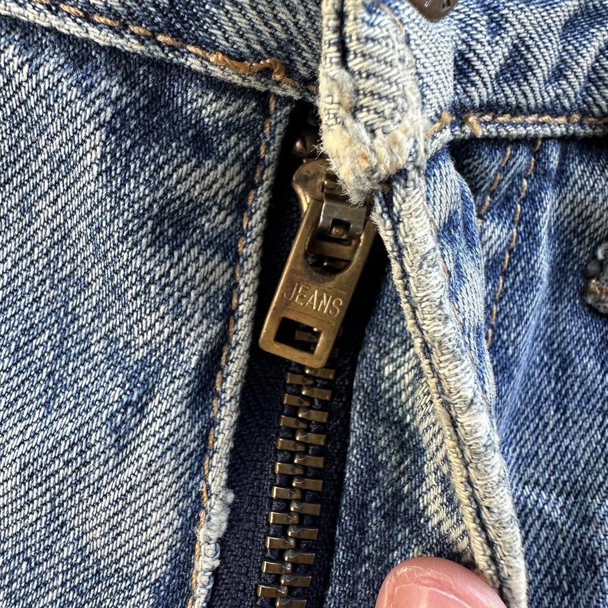 Edwin W28🔥Vintage Edwin Distressed Faded Rusty Denim Jean Pant Size US 28 / EU 44 - 7 Thumbnail