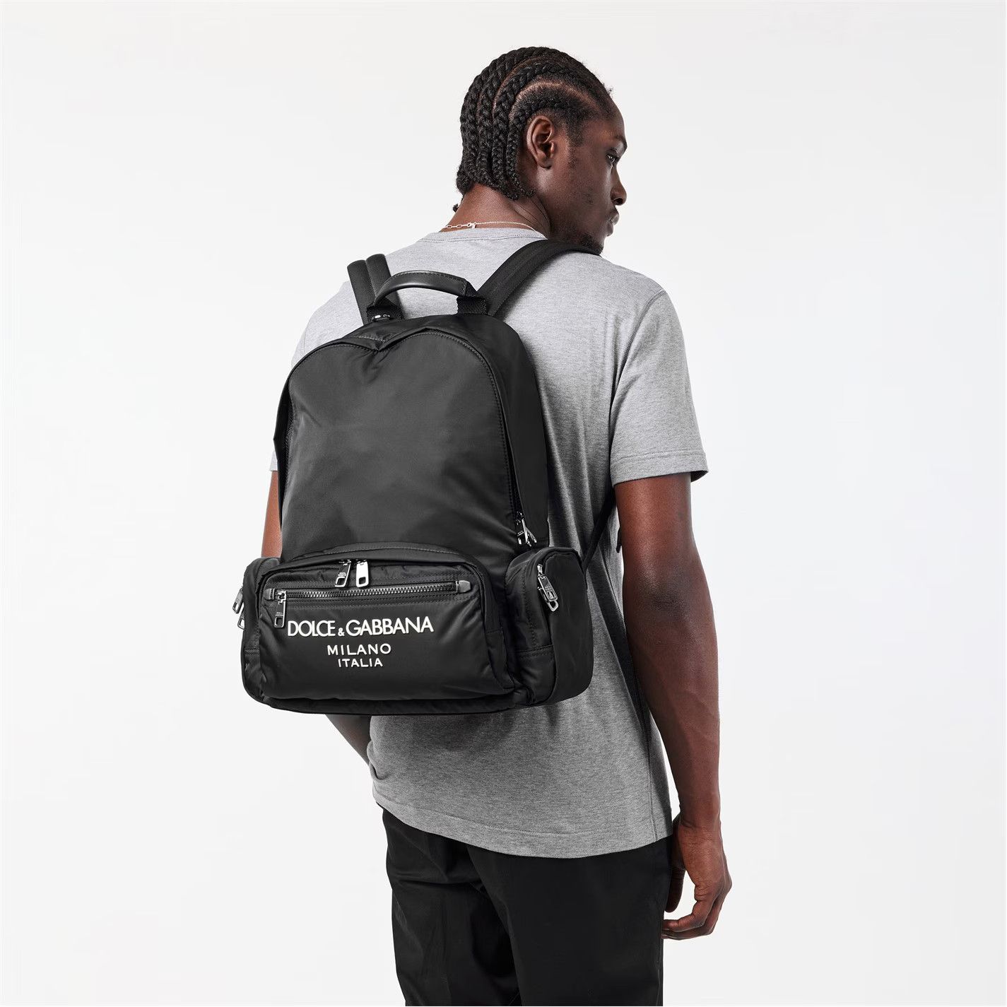 Dolce & Gabbana o1g2r1mq0426 Size: OS / Backpack in Black Size ONE SIZE - 3 Thumbnail