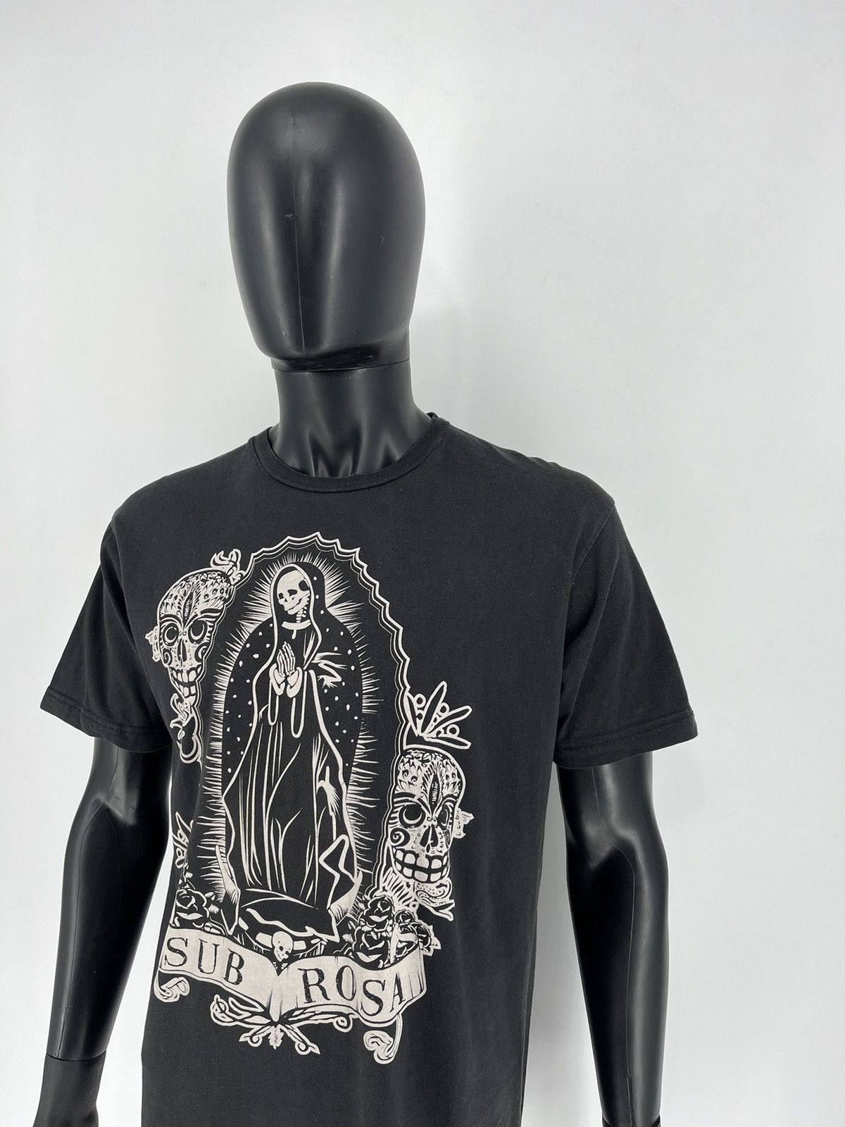 Band Tees × Vintage Vintage Subrosa Nun Skeleton Heavy Metal Band Skull Size US L / EU 52-54 / 3 - 4 Thumbnail