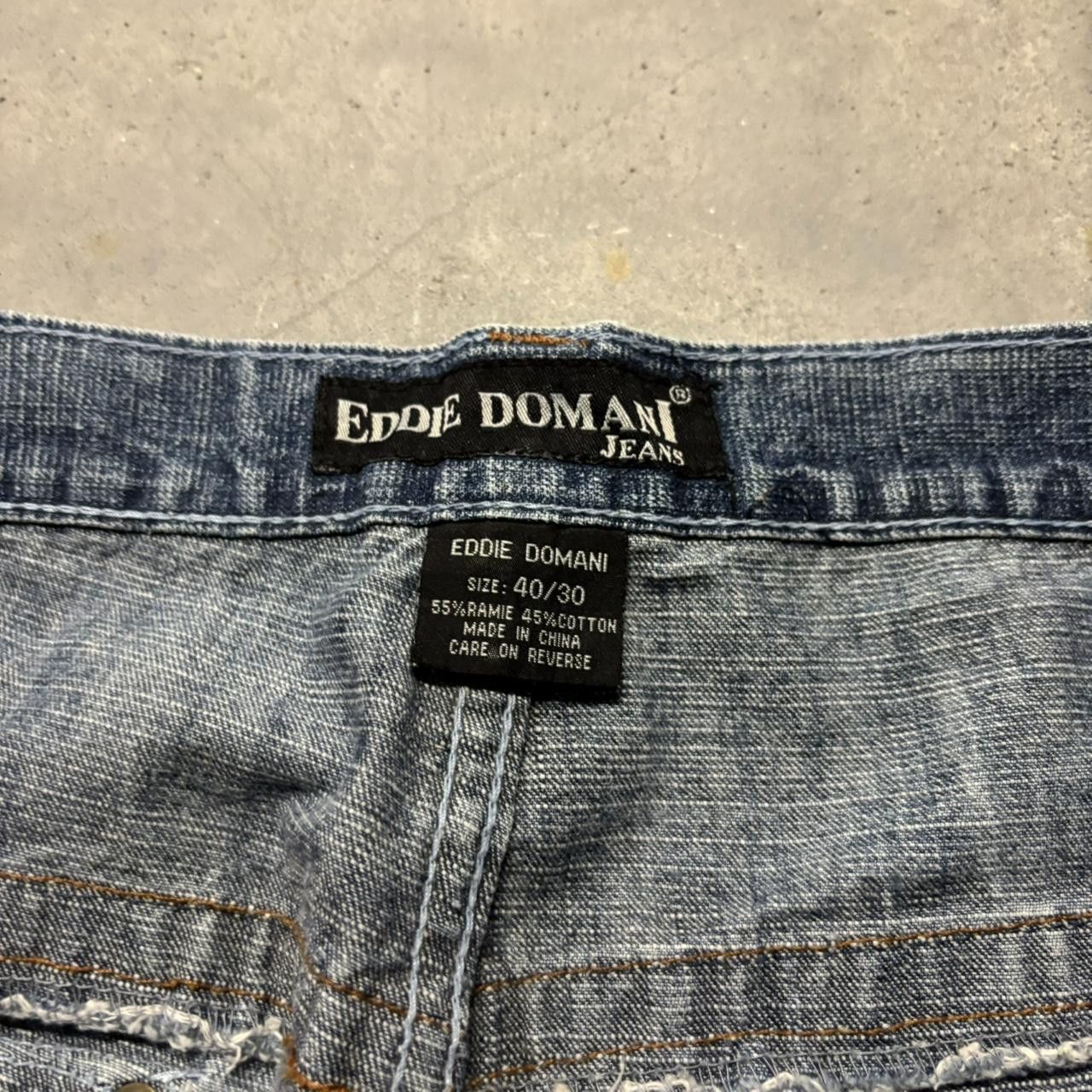 Japanese Brand × Vintage Crazy Vintage Y2K/2000s Baggy Faded Grunge Skater Denim Jeans! Size US 40 / EU 56 - 8 Thumbnail