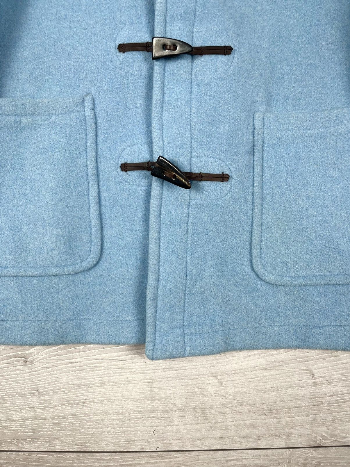 Gloverall Gloverall England Wool Blue Duffle Coat Jacket Womens Size L / US 10 / IT 46 - 6 Thumbnail