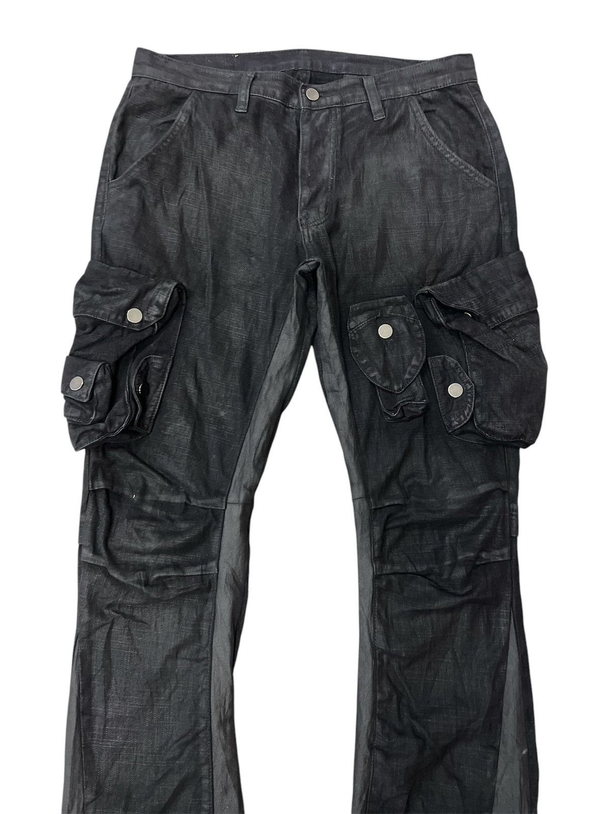 Japanese Brand FLARE‼️MNML WAX 3D POCKET CARGO PANT INSPIRED JULIUS Size US 33 - 3 Thumbnail
