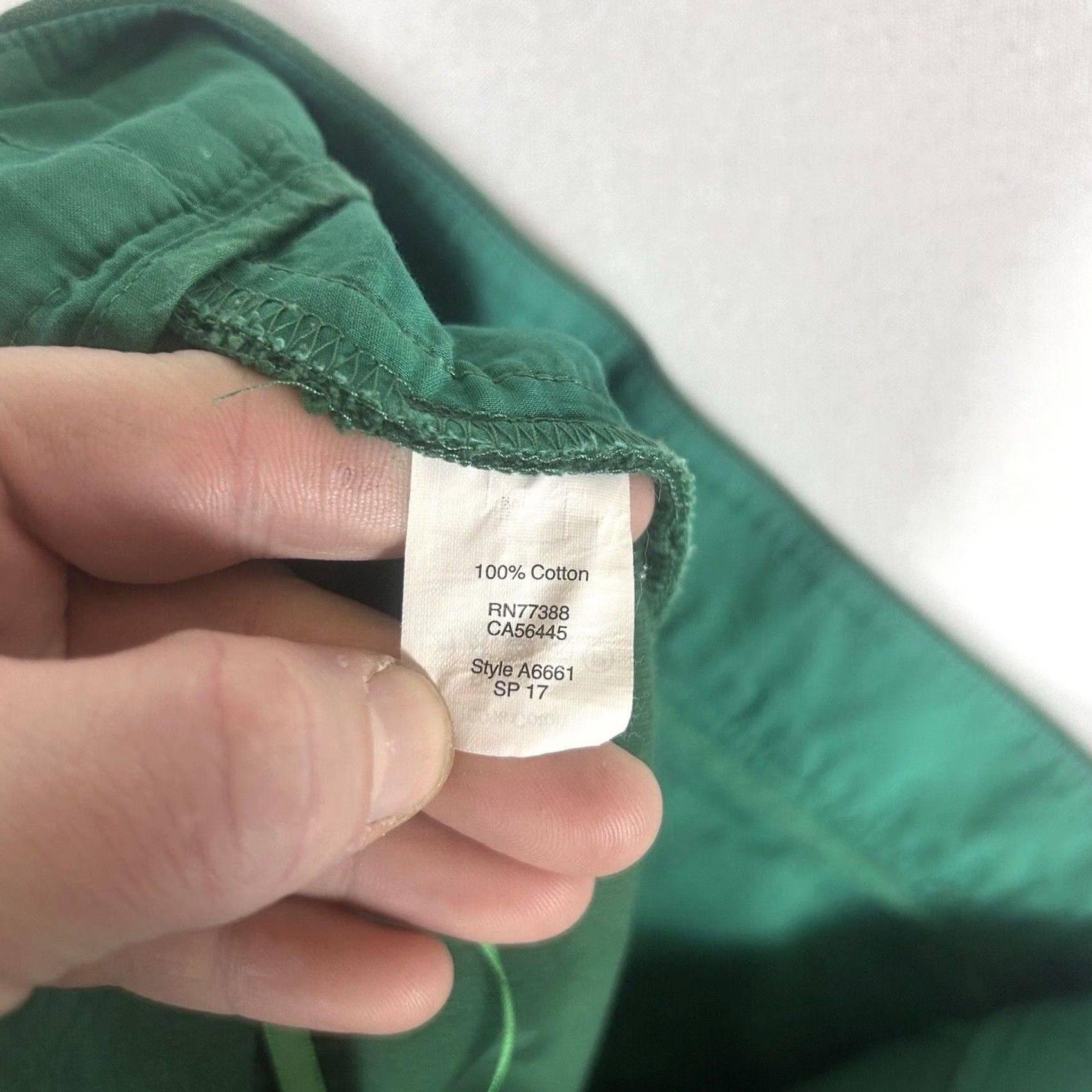 J.Crew VINTAGE J. Crew The Pencil Skirt Womens 0P Petites Green Work Professional Short Office Slit Size 25" / US 0 / IT 36 - 5 Thumbnail