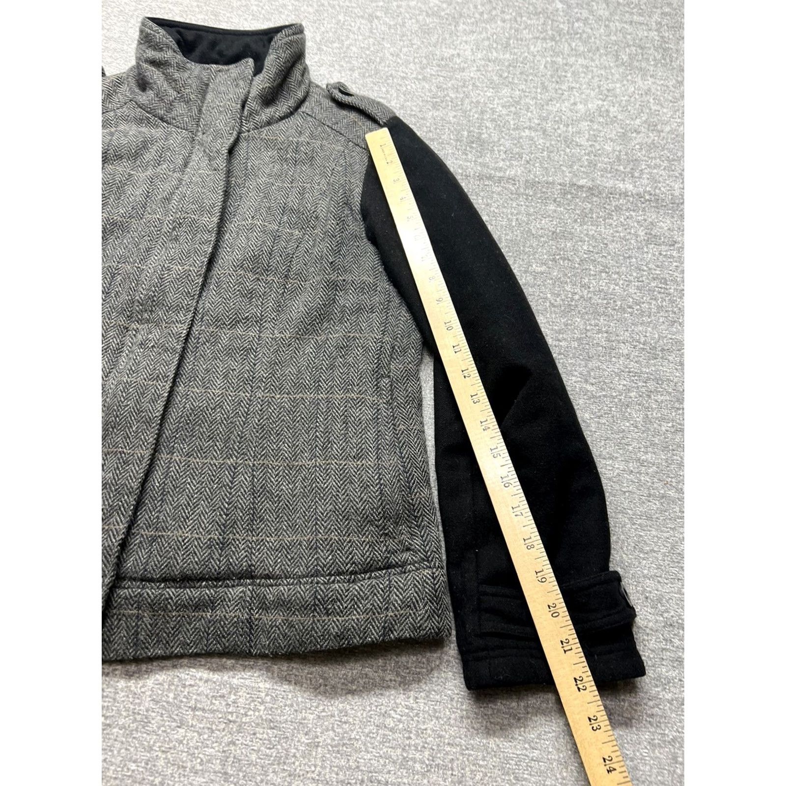 Prana VINTAGE Prana Jacket Womens S Puffer Full Zip Up Coat Outdoors Gray Black Size S / US 4 / IT 40 - 4 Thumbnail