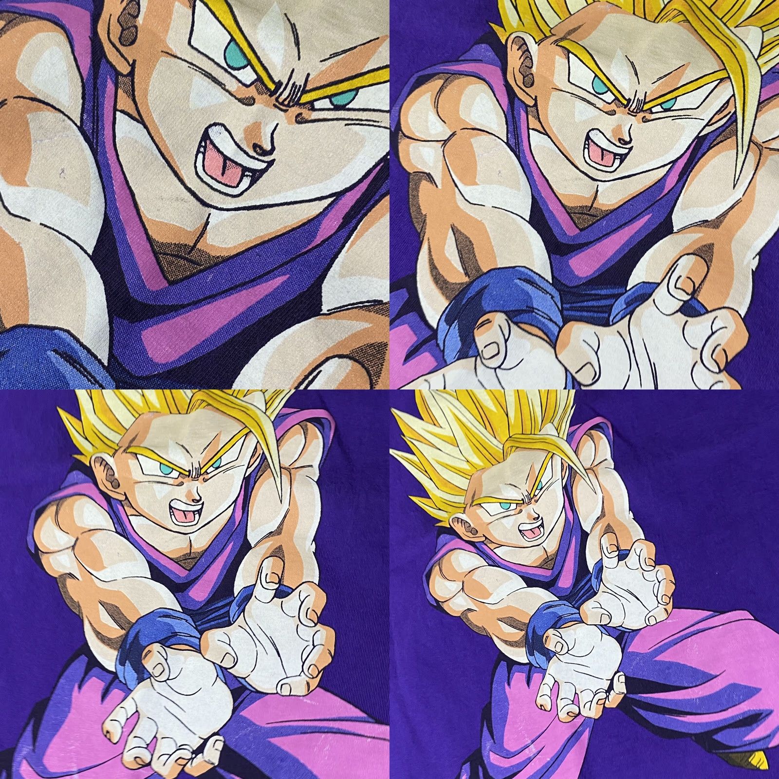 Champion VINTAGE Champion Dragonball Z Collab Son Gohan T Shirt Medium M Purple Men Crew Neck Short Sleeve Graphic Print Size US M / EU 48-50 / 2 - 9 Thumbnail