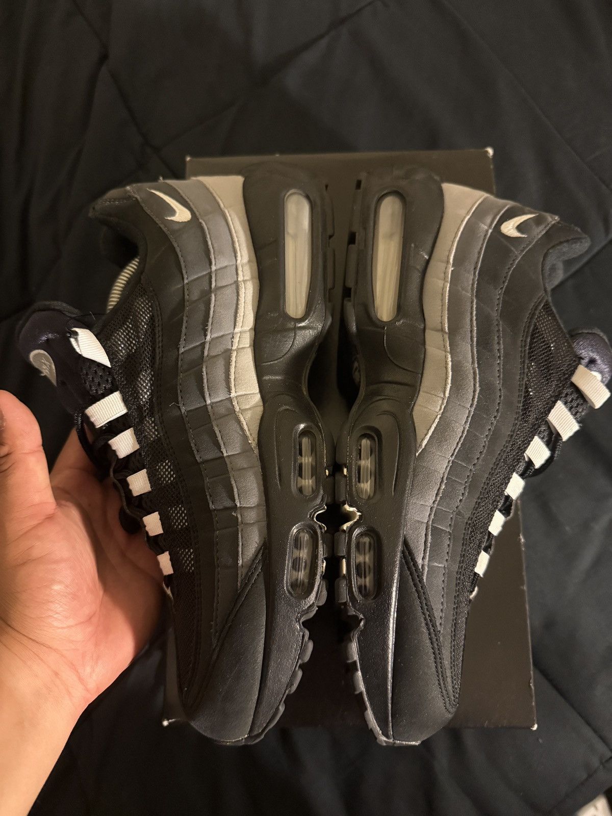 Nike Nike Air Max 95 'Pure Platinum/Anthracite' USED size 10,5 Size US 10.5 / EU 43-44 - 2 Thumbnail