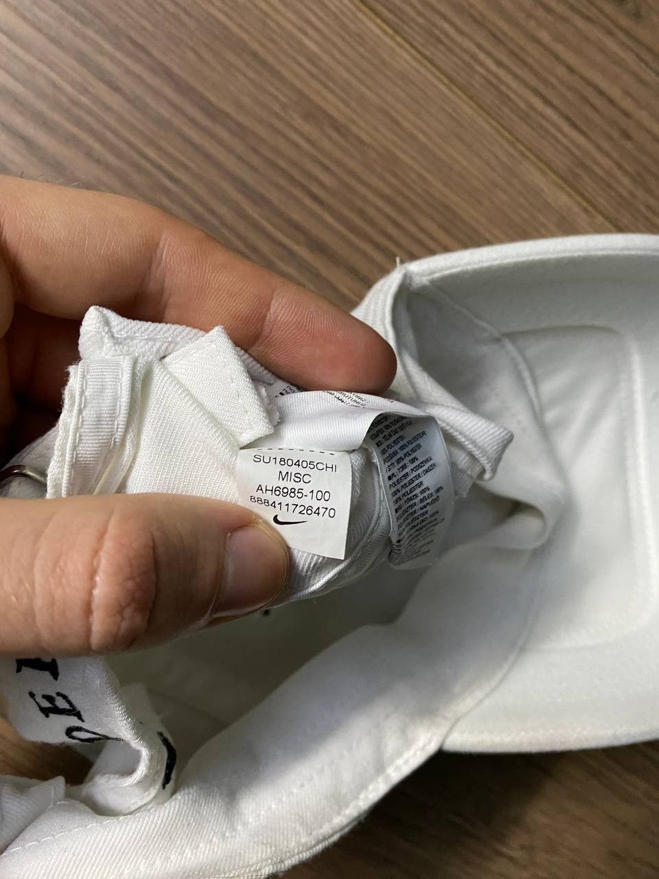 Designer × Nike × Vintage Nike Roger Federer White Tennis Hat Size ONE SIZE - 8 Thumbnail