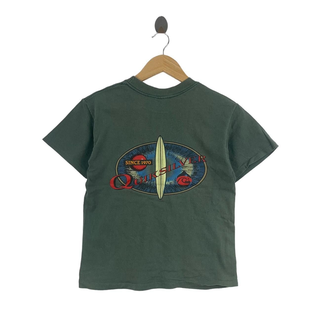 Vintage Vintage 90’ QUIKSILVER SURF BEACH Longboard Tee Shirt Top Size US M / EU 48-50 / 2 - 1 Thumbnail