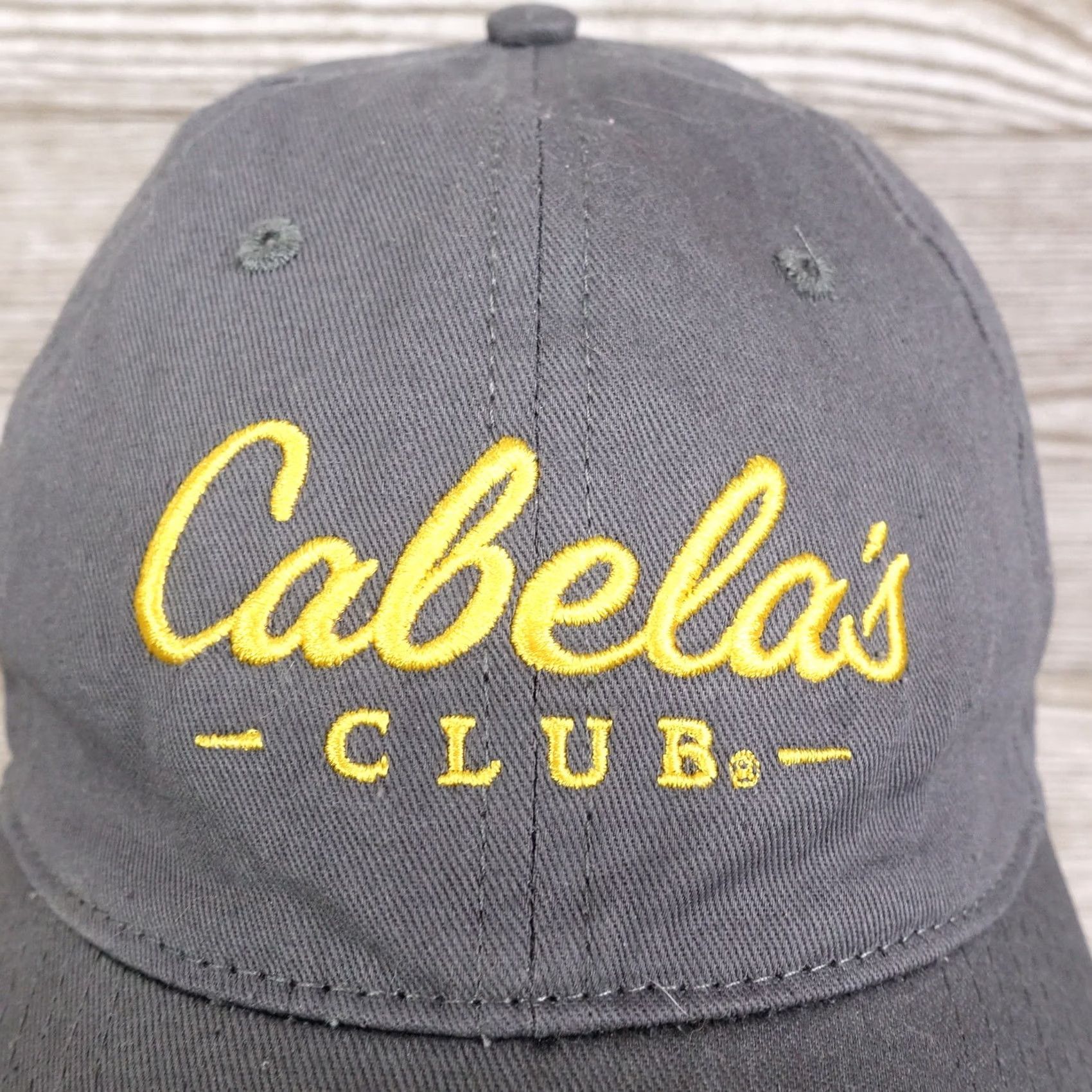 Vintage Cabela's Club Gray Adjustable Strapback Baseball Hat Cap Outdoors Size ONE SIZE - 2 Thumbnail