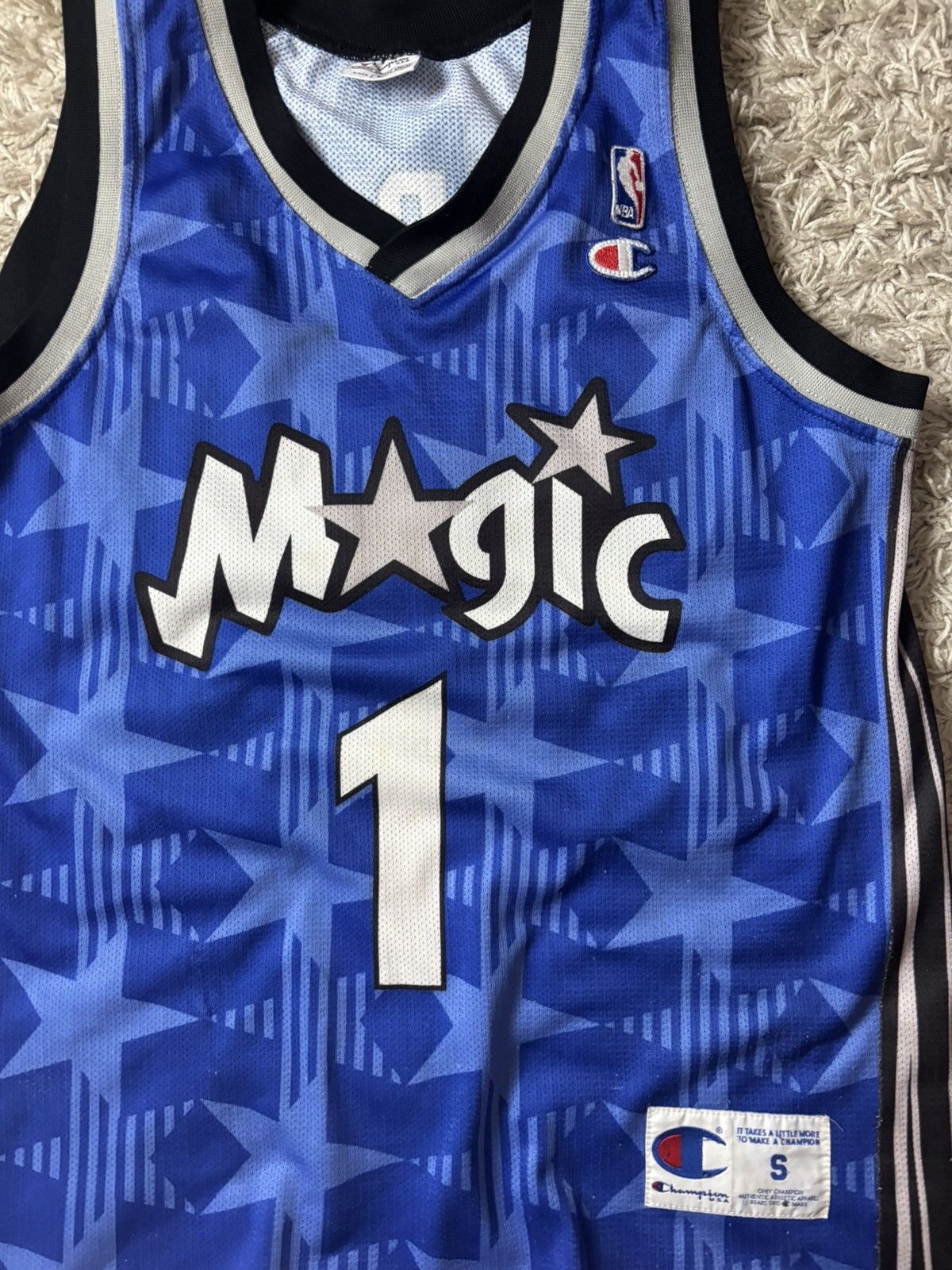 Champion × NBA × Vintage Vintage Orlando Magic Tracy Mcgrady Champion Jersey Size US S / EU 44-46 / 1 - 3 Thumbnail