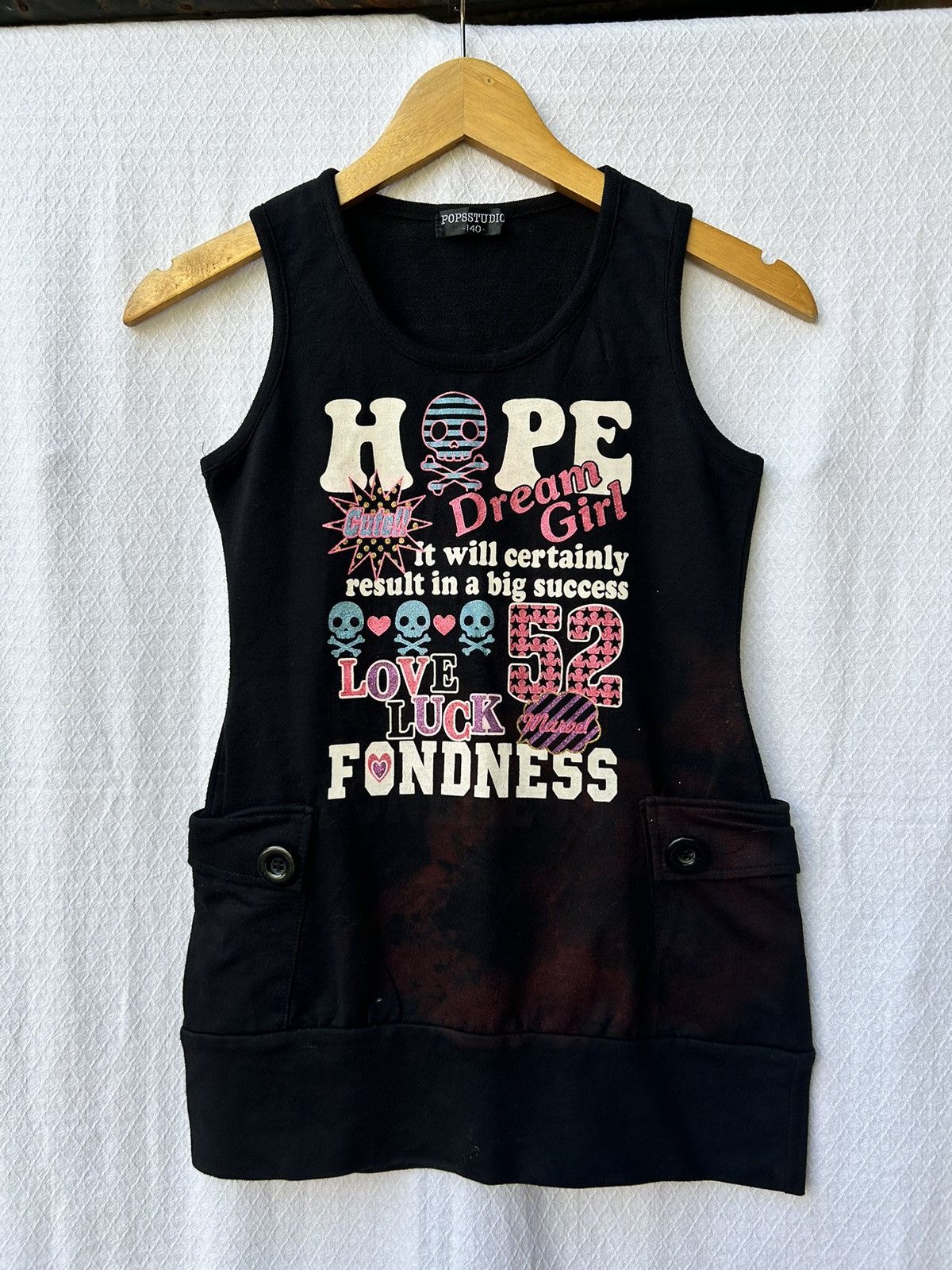 Isamu Katayama Backlash × Japanese Brand Pops studio japanese tanktop skull double pocket styled Size US M / EU 48-50 / 2 - 1 Thumbnail