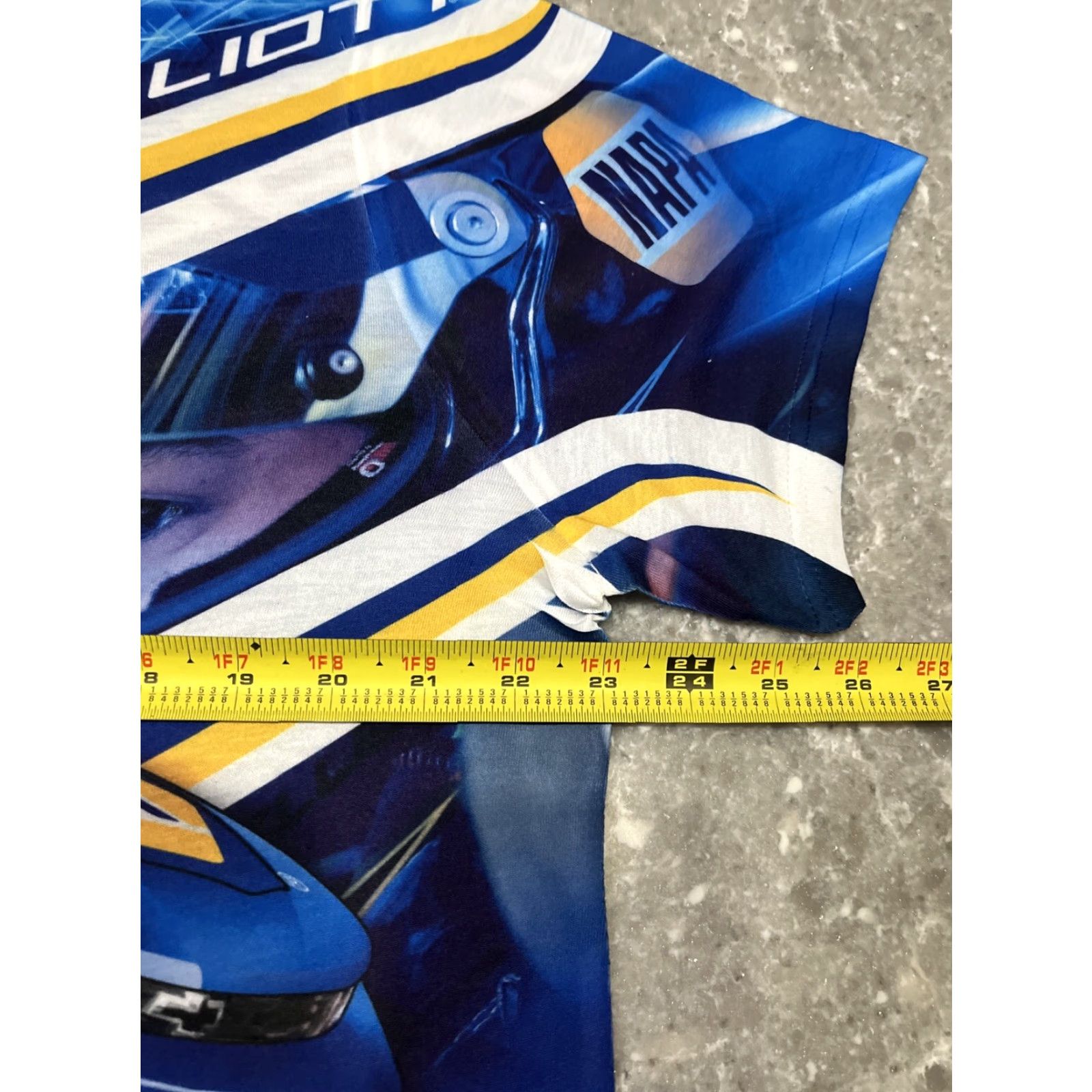 NASCAR Hendricks Motorsports Chase Elliot #9 Tshirt Men L Blue Graphic Print Nascar Racing AOP Shirt Size US L / EU 52-54 / 3 - 5 Thumbnail