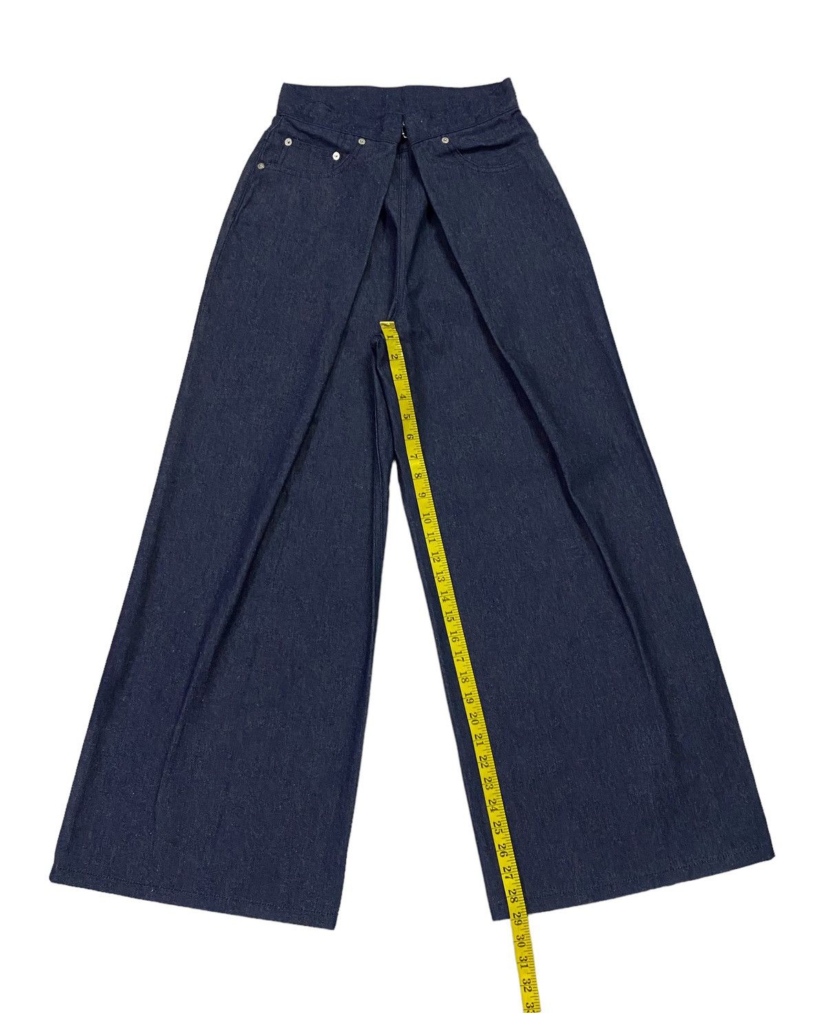John Lawrence Sullivan Rigid Denim Wide Pants