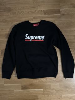 Supreme Underline Crewneck | Grailed