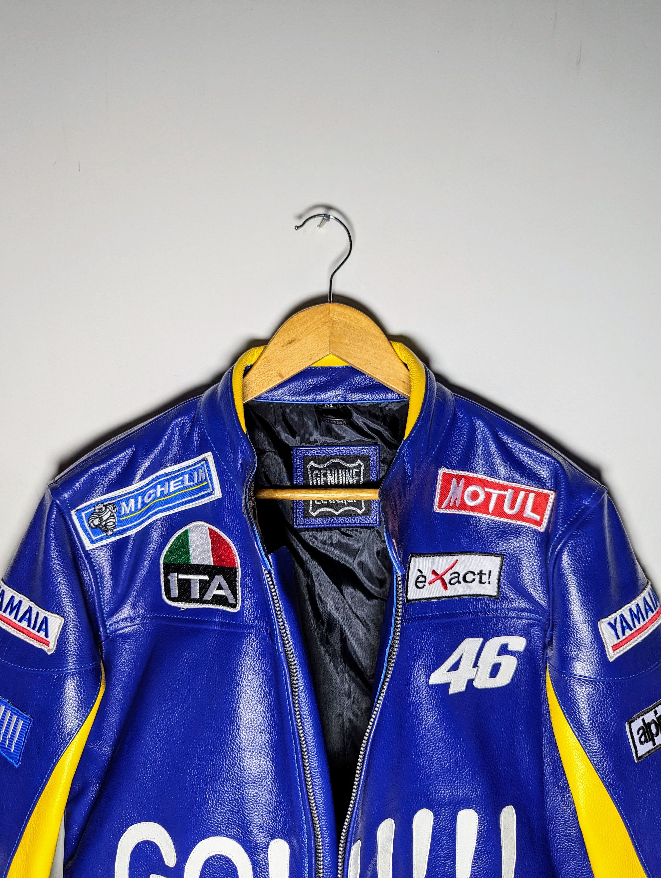 Yamaha 🔥🔥 YAMAHA 🔥🔥 RACING LEATHER JACKET RARE Size US L / EU 52-54 / 3 - 9 Thumbnail