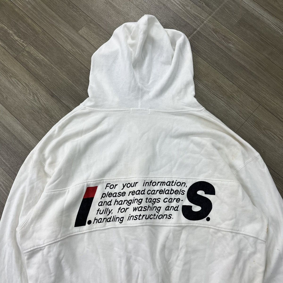 Issey Miyake Archived🚨 Tsumori Chisasto Issey Miyake Big Logo Zip Hoodie Size US L / EU 52-54 / 3 - 2 Thumbnail