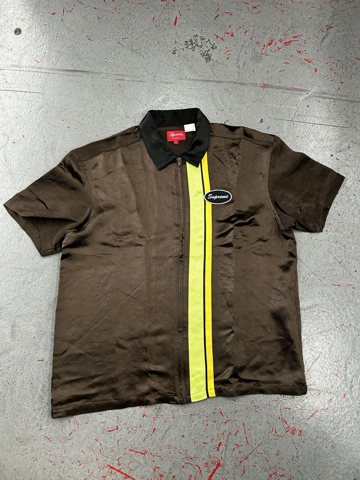 【完売品】supreme Zip Up S/S Work Shirt Supreme - S/S Zip Up Work Shirt - UG.SHAFT