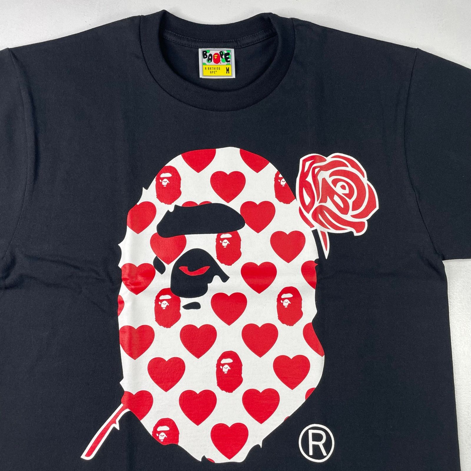 Bape BAPE Valentine Ape Head Exclusive Tee SS24 Size US M / EU 48-50 / 2 - 2 Thumbnail