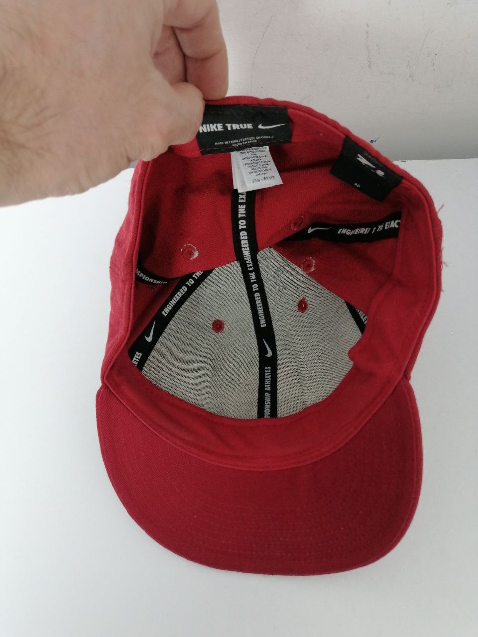 Nike × Vintage Nike FCB Auth True Cap Size 7 5/8 61 cm Size ONE SIZE - 5 Thumbnail
