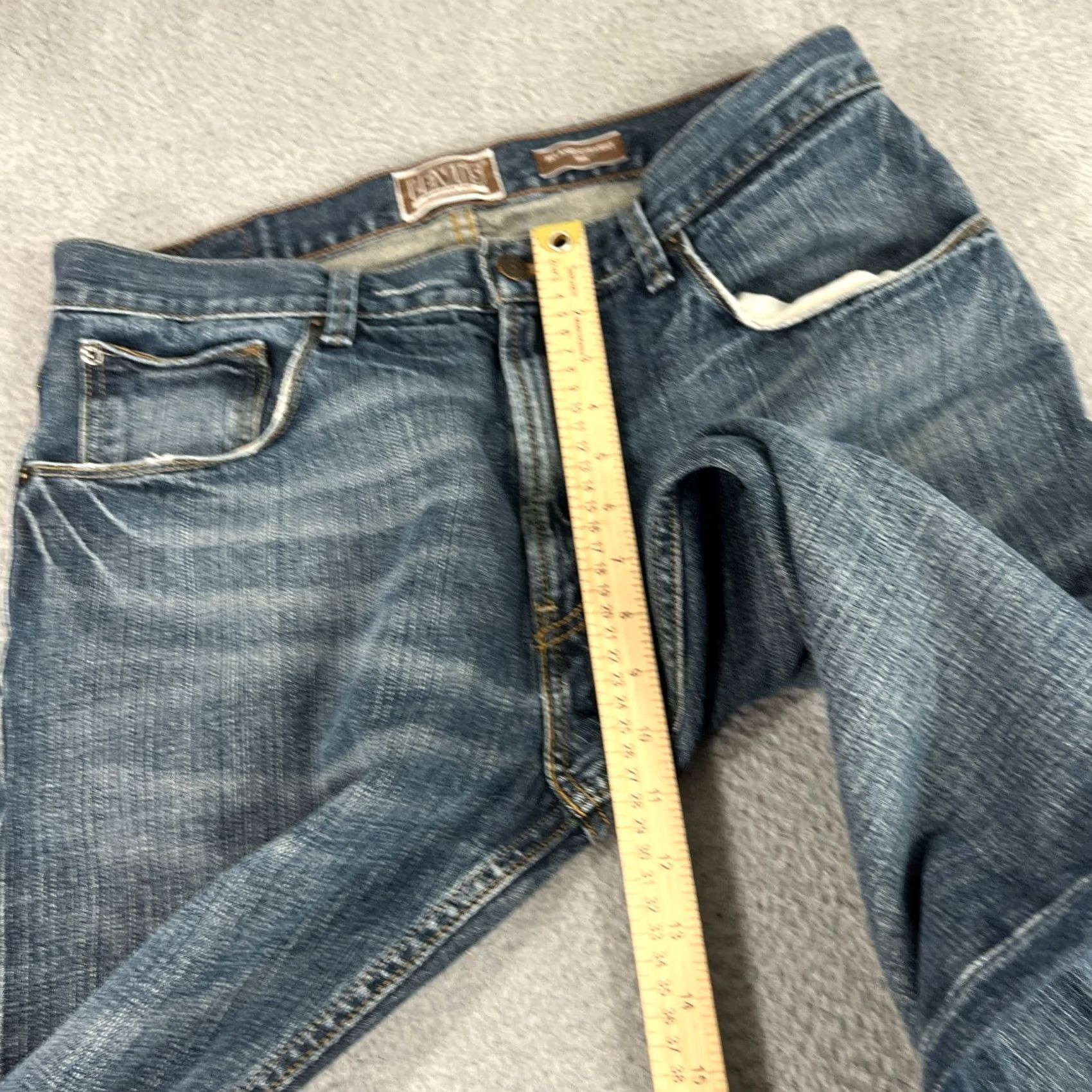 Levi's VINTAGE Levi's 559 Jeans Mens 34x34 Blue Relaxed Straight Stretch Denim Pants Baggy 90s Grunge USA Mens Size US 34 / EU 50 - 4 Thumbnail