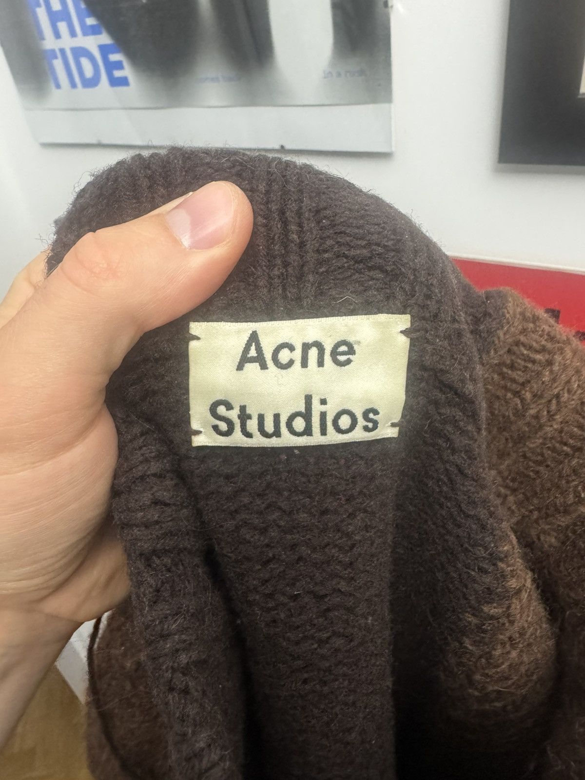 Acne Studios Acne Studios AW17 Ovira Patchwork Asymetric Wool Sweater Size S / US 4 / IT 40 - 4 Thumbnail