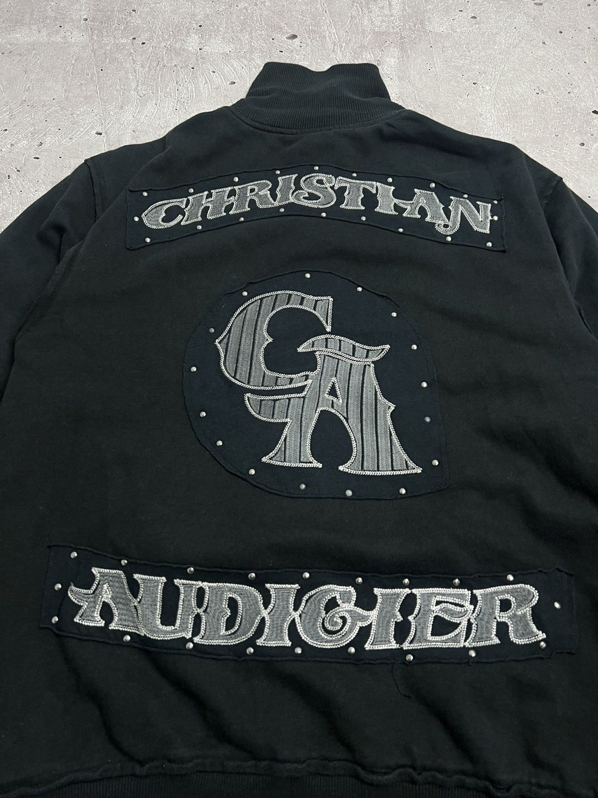 Christian Audigier Vintage Y2K Christian Audigier Zip Sweatshirt Size US L / EU 52-54 / 3 - 5 Thumbnail