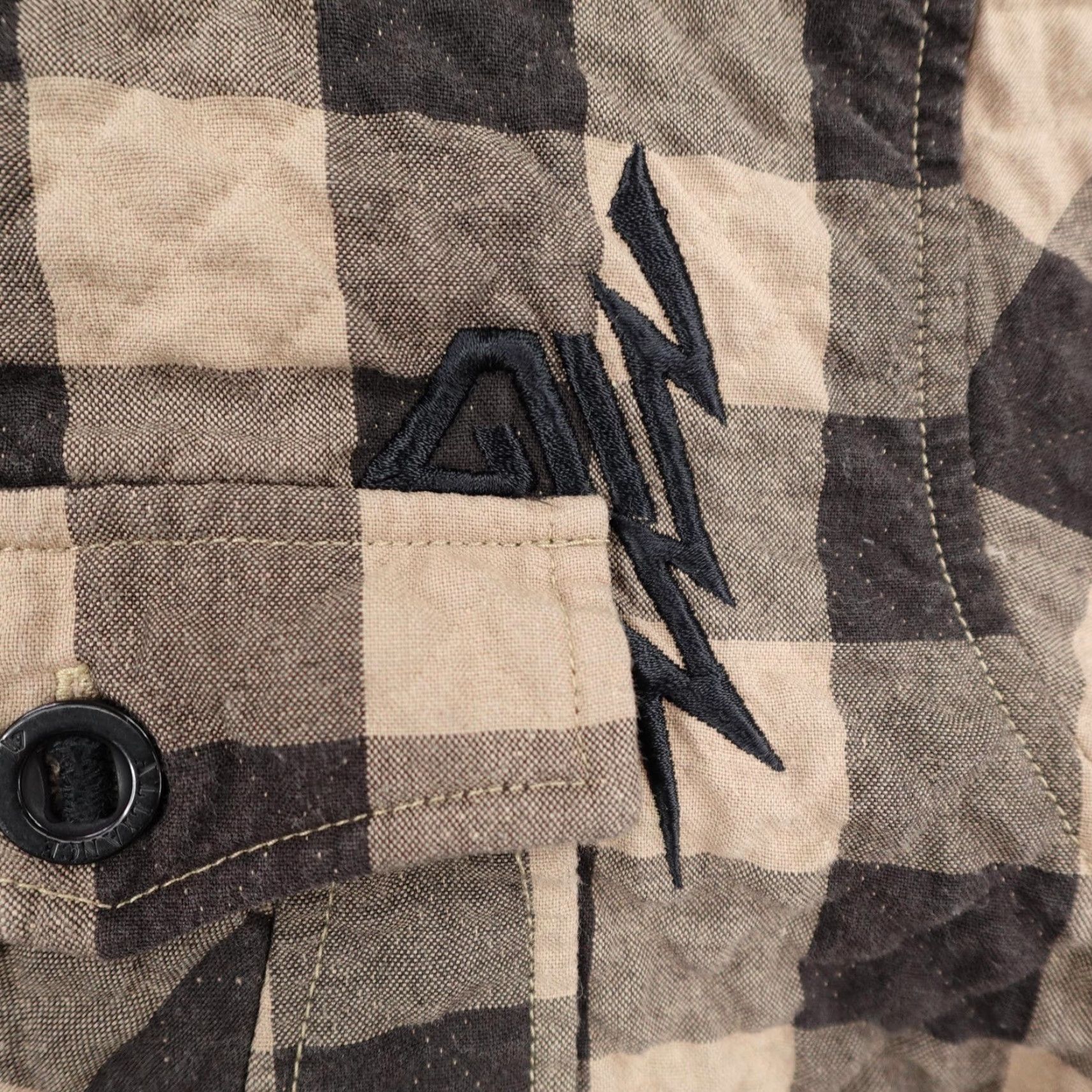Vintage Allyance Shirt Mens Large Brown Plaid Textured Quilted Ski Snowboard Shacket Size US L / EU 52-54 / 3 - 3 Thumbnail