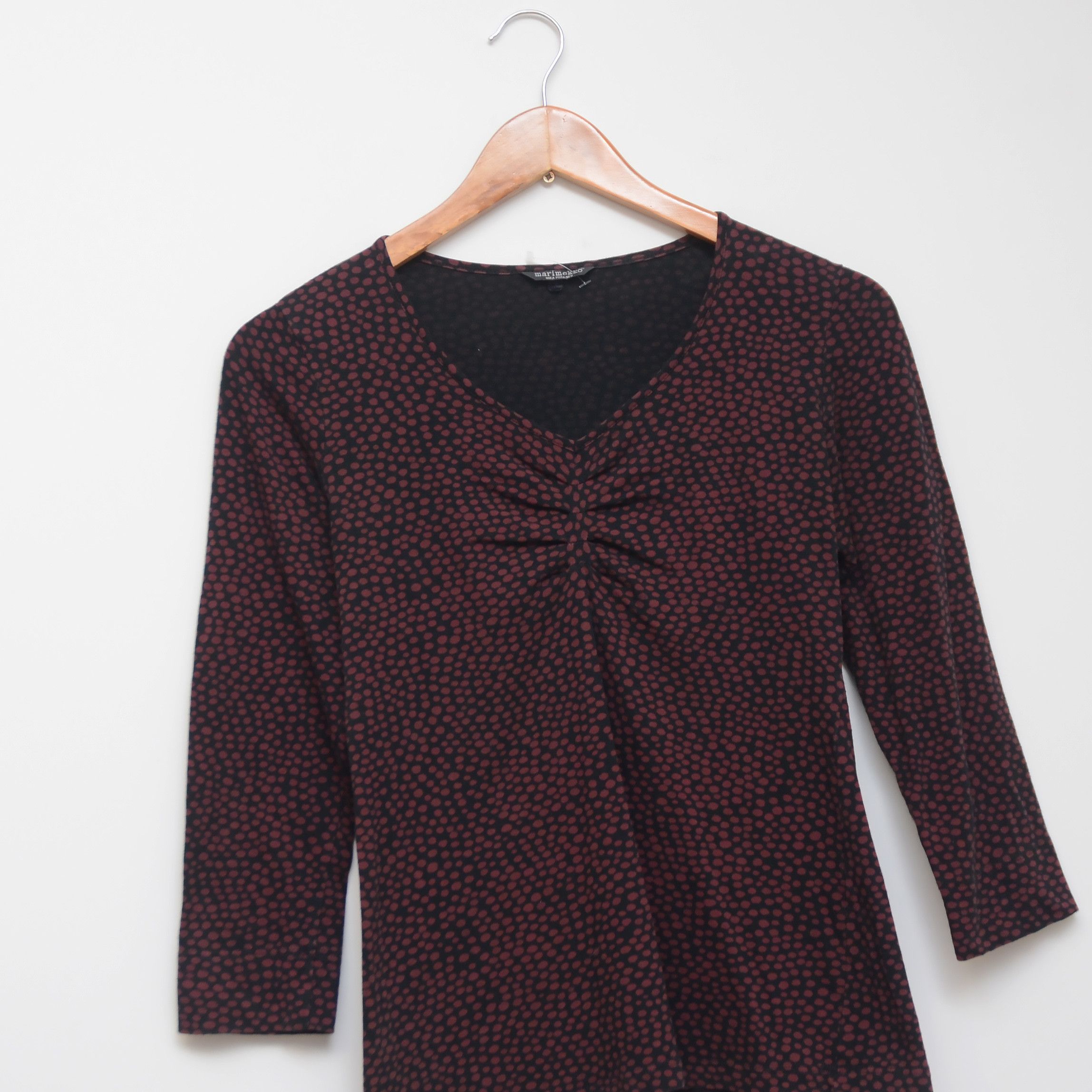 Marimekko MARIMEKKO Mika Piirainen Polla Dot Pullover Blouse size S Size S / US 4 / IT 40 - 3 Thumbnail