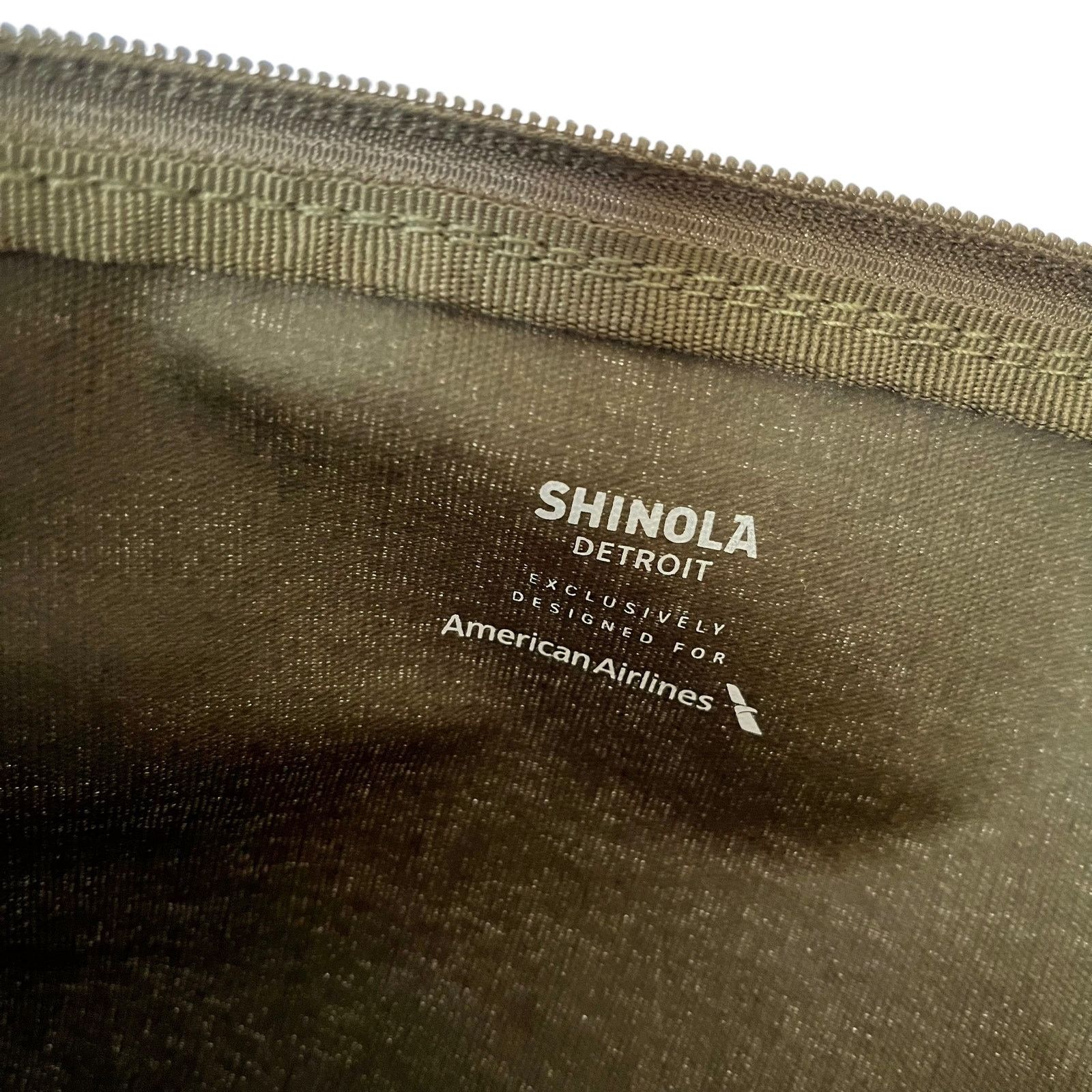 Shinola Shinola Olive Green Canvas Amenity Kit Toiletry Bag Pouch Size ONE SIZE - 4 Thumbnail
