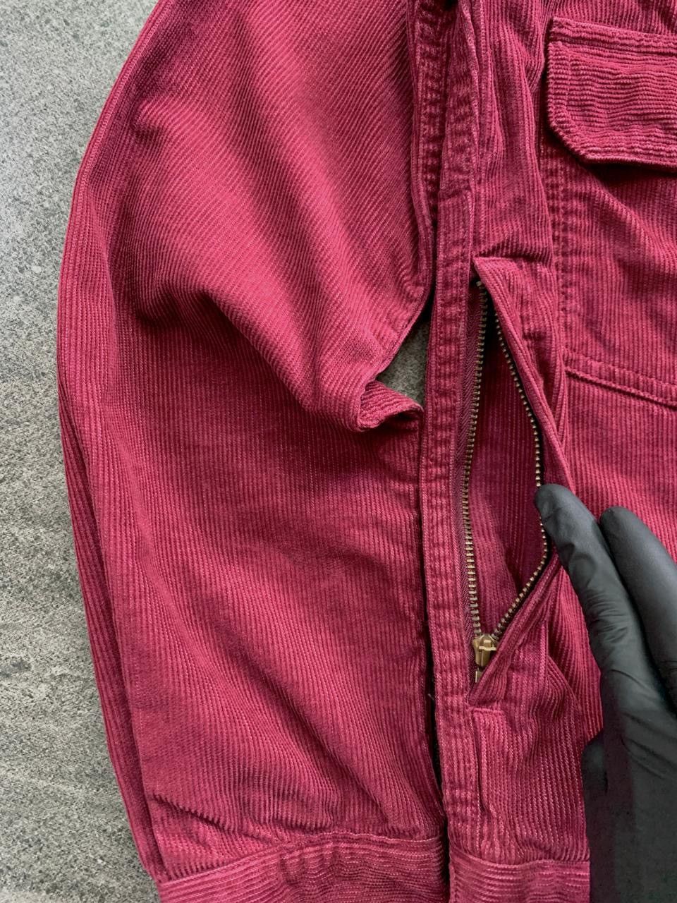Visvim 101 Corduroy Trucker Jacket in Burgundy Size US S / EU 44-46 / 1 - 6 Thumbnail