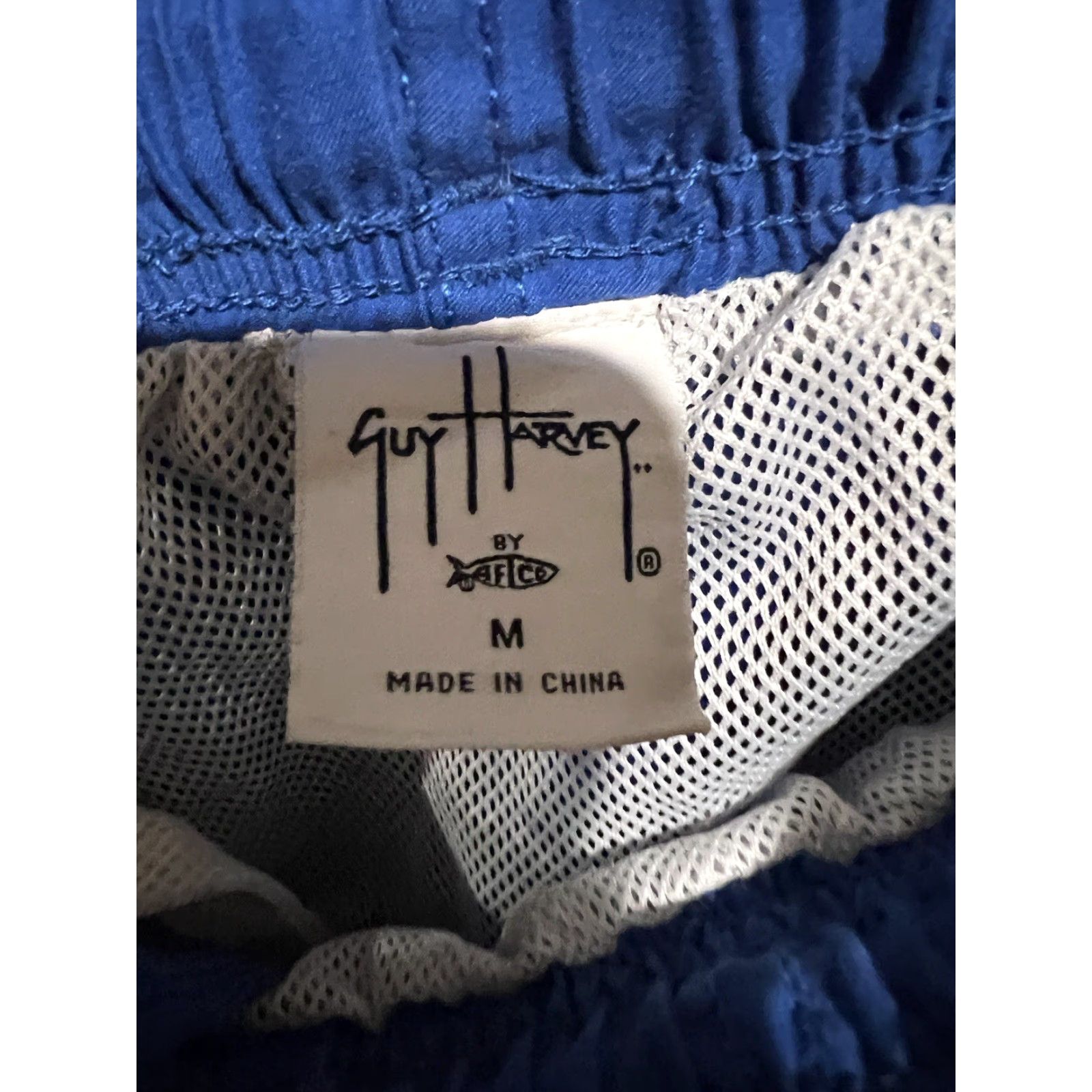 Guy Harvey Guy Harvey by AFTCO Trunks Men M Blue Bathing Suit Size 40R - 7 Thumbnail
