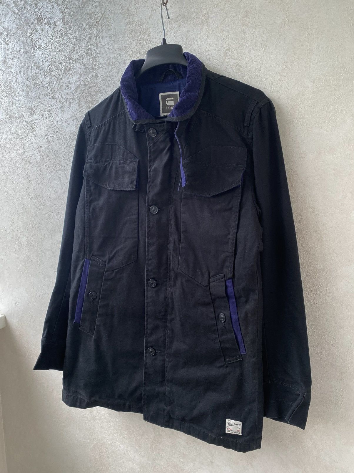 G-Star G-Star Raw Denim Will Garber Military Trench Coat Jacket Size US L / EU 52-54 / 3 - 2 Thumbnail