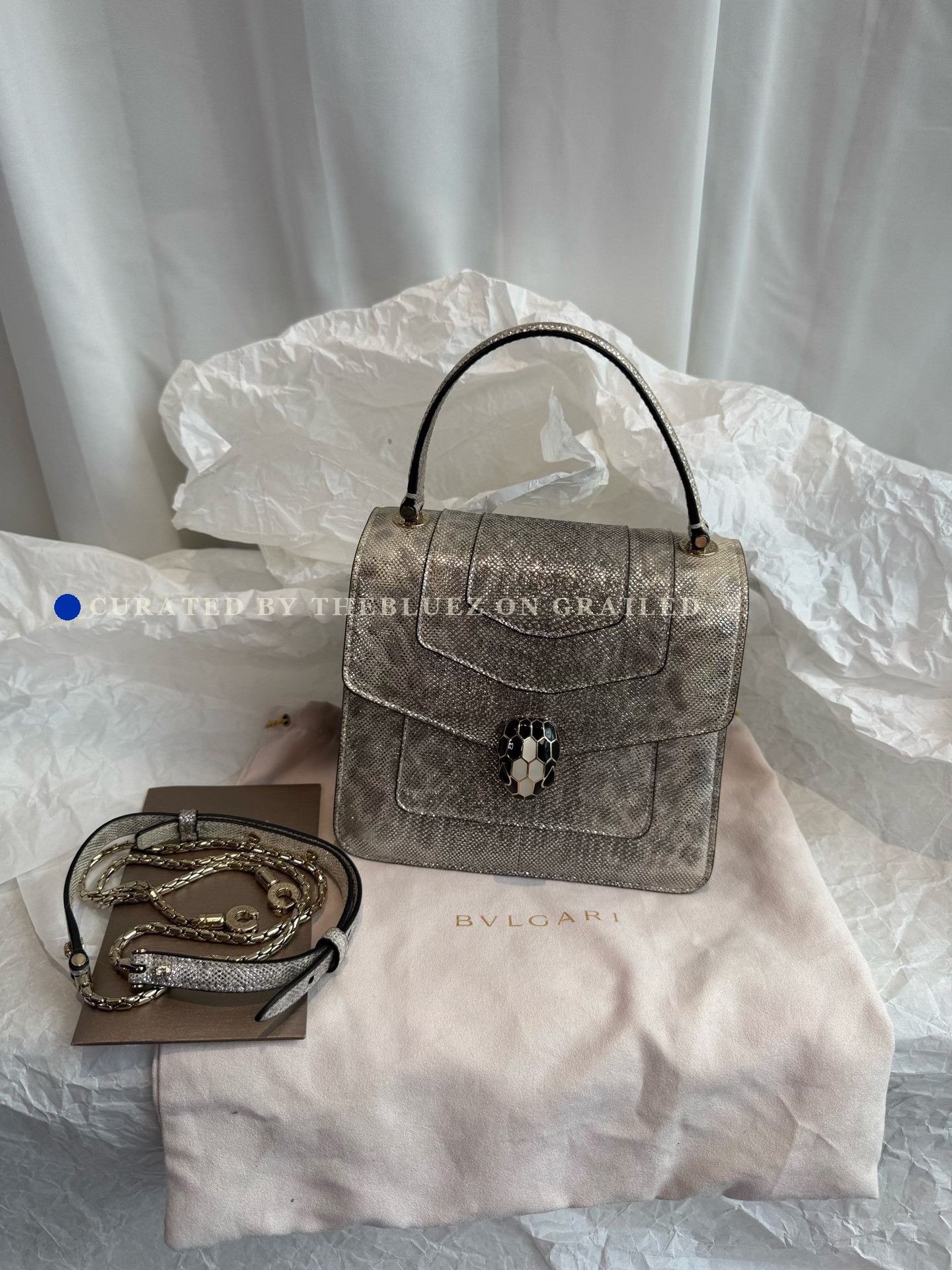 Bvlgari Bvlgari Serpenti Forever Accordion Snake Bag Size ONE SIZE - 1 Thumbnail