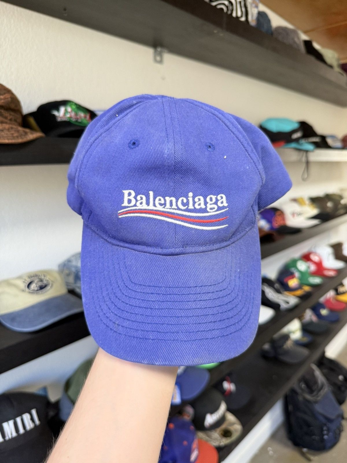Balenciaga Balenciaga Campaign Blue Hat Size ONE SIZE - 1 Thumbnail