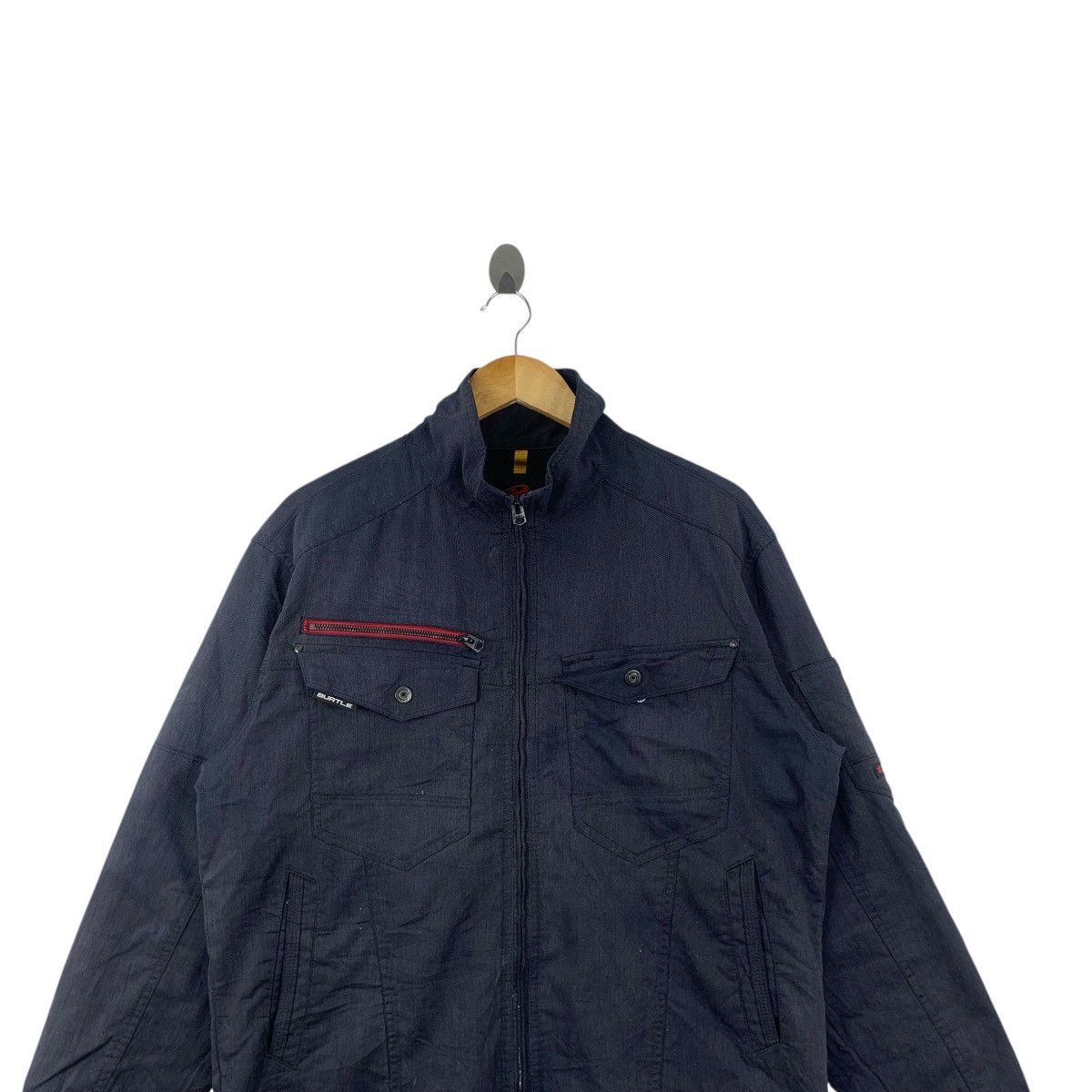 Vintage Vintage BURTLE WORKWEAR UNIFORM Technical Outdoor Jacket Size US XXL / EU 58 / 5 - 2 Thumbnail
