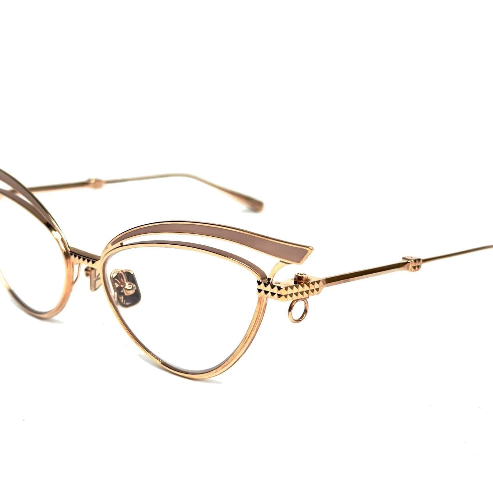 Valentino VALENTINO V-GLASSLINER VLX118 Gold Chain Pink VLX 118F Size ONE SIZE - 5 Thumbnail