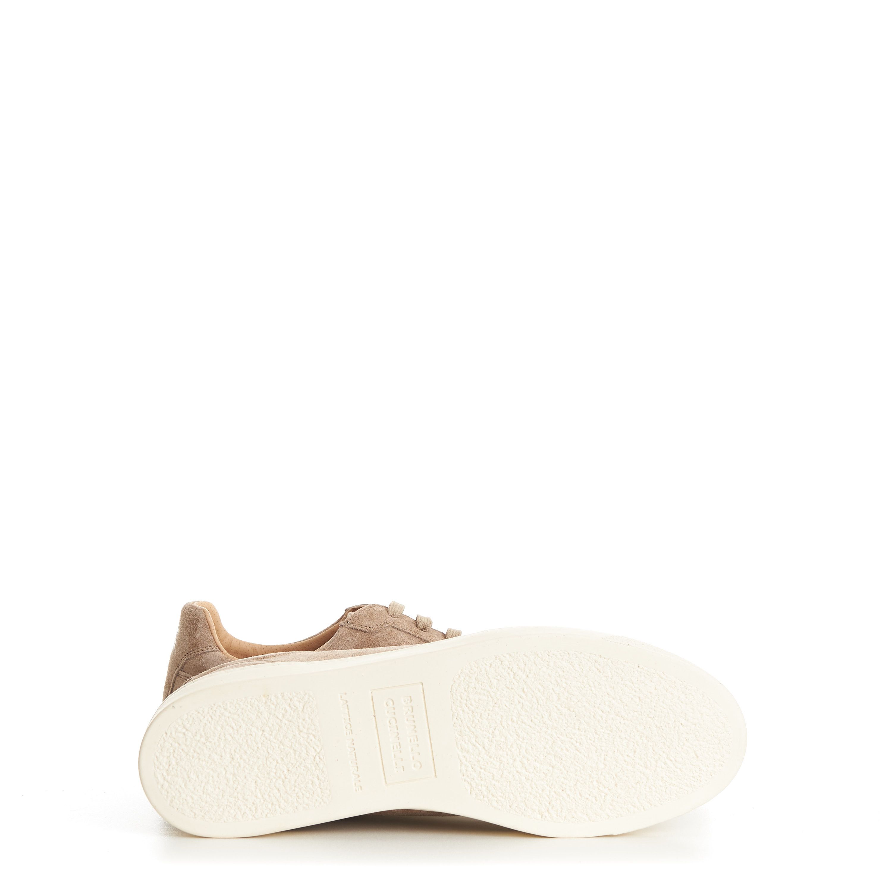 Brunello Cucinelli Light Brown Suede Sneakers - Natural Rubber Sole Size US 8.5 / EU 41-42 - 10 Thumbnail