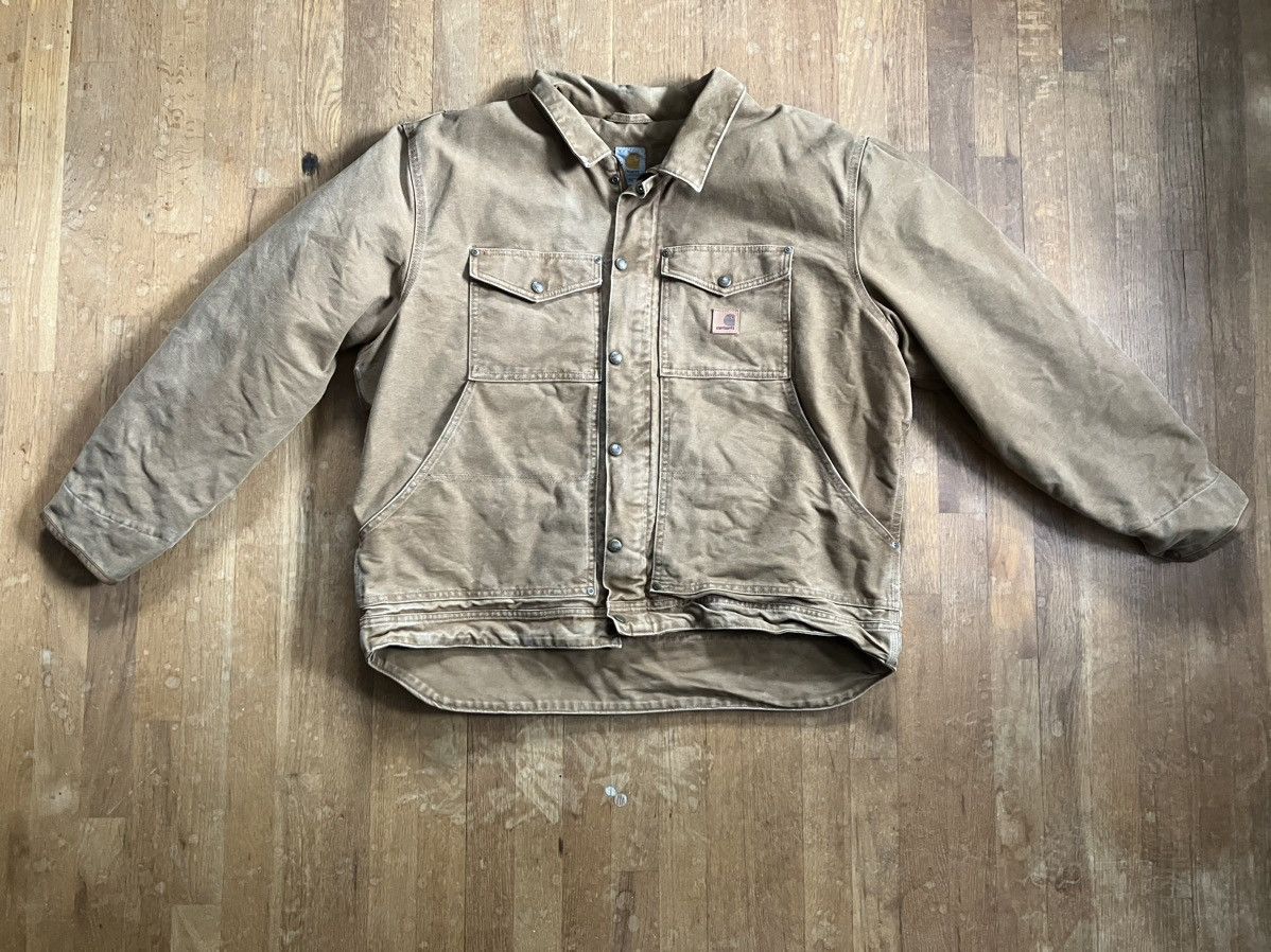 image of Carhartt Work Jacket in Khaki, Men's (Size 2XL)