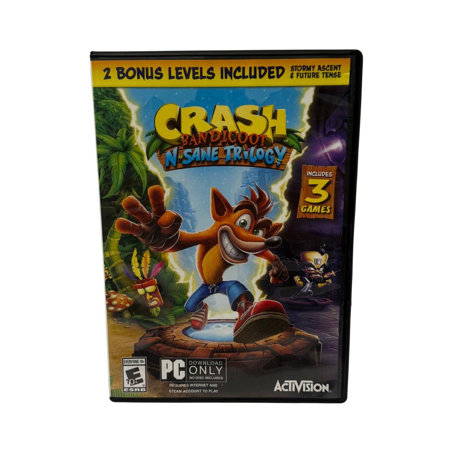 Other NEW Crash Bandicoot N-Sane Trilogy Downloadable PC Game Size ONE SIZE - 2 Thumbnail