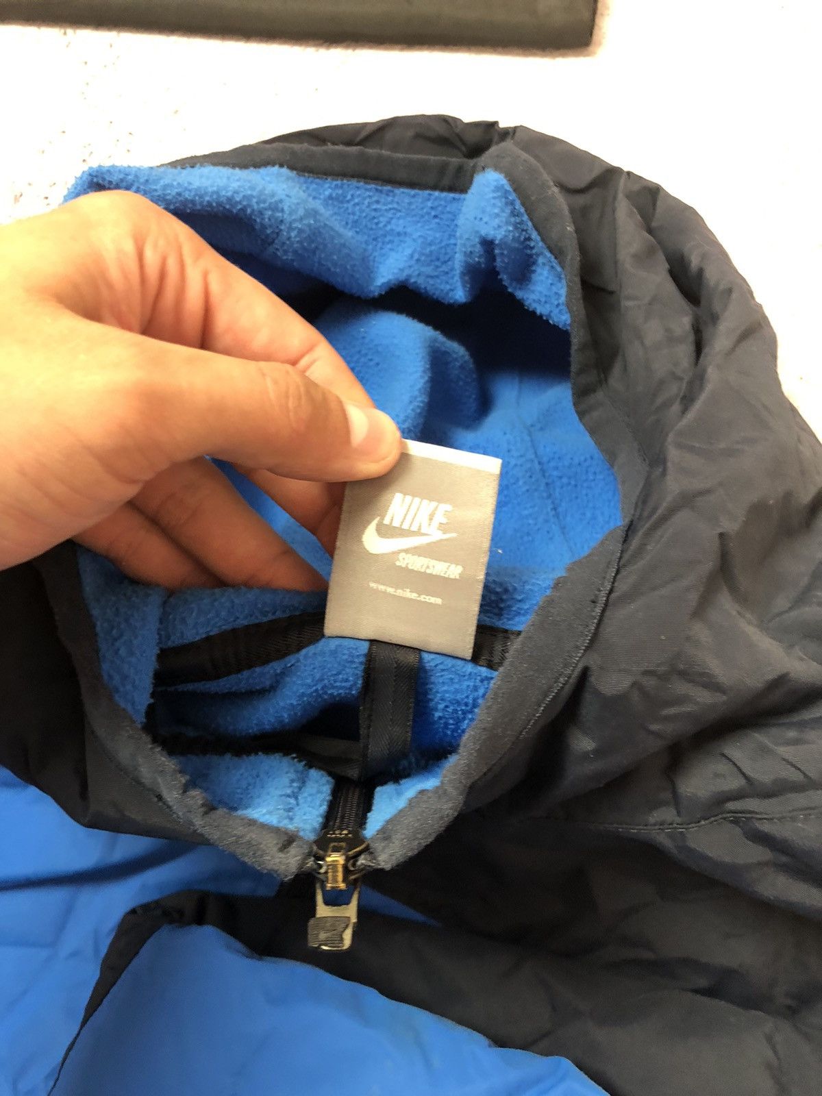 Vintage Vintage men’s jacket Nike drill y2k Size US L / EU 52-54 / 3 - 7 Thumbnail