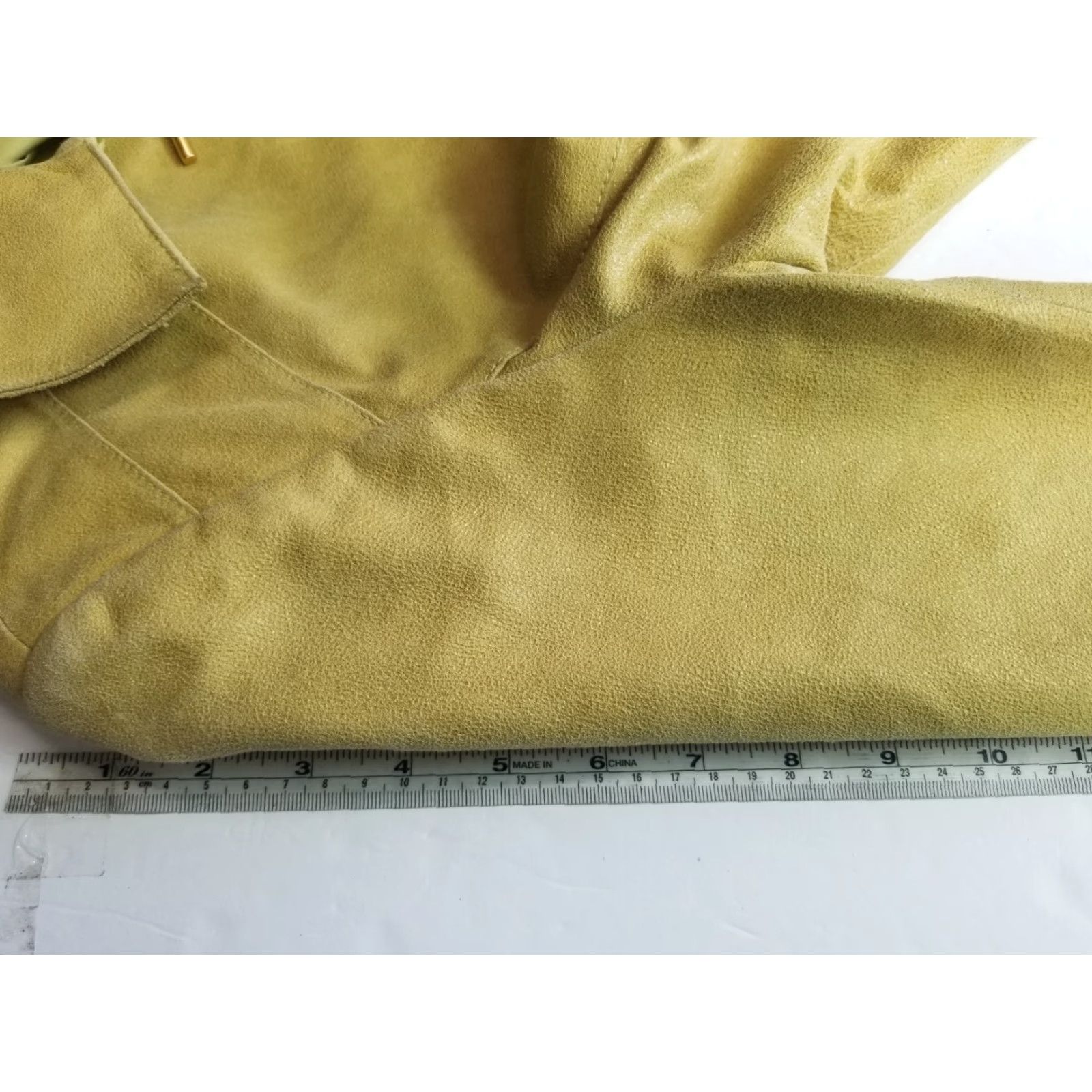 Vintage Classiques Entier Jacket Women's Small Green Leather Lined Full Zip Up Size S / US 4 / IT 40 - 7 Thumbnail