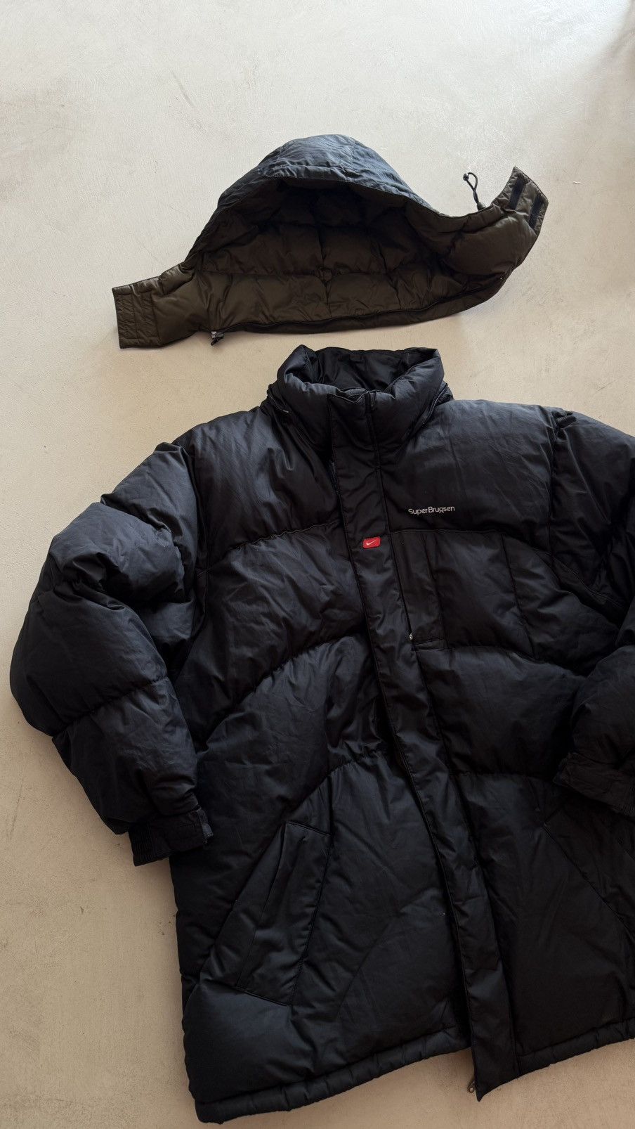 Nike nike vintage down duck puffer jacket coat black xl oversize Size US XL / EU 56 / 4 - 3 Thumbnail