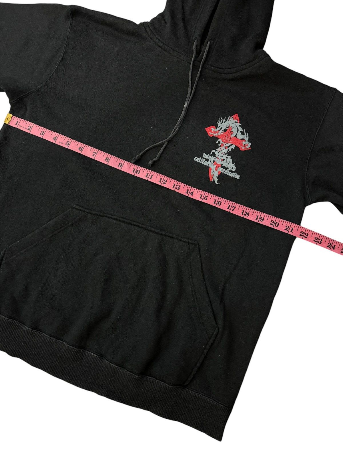 Dragonfly × Japanese Brand × Vintage JAPANESE DESIGN DRAGON FLY CROSS LOGO HOODIE SWEATSHIRT Size US S / EU 44-46 / 1 - 13 Thumbnail
