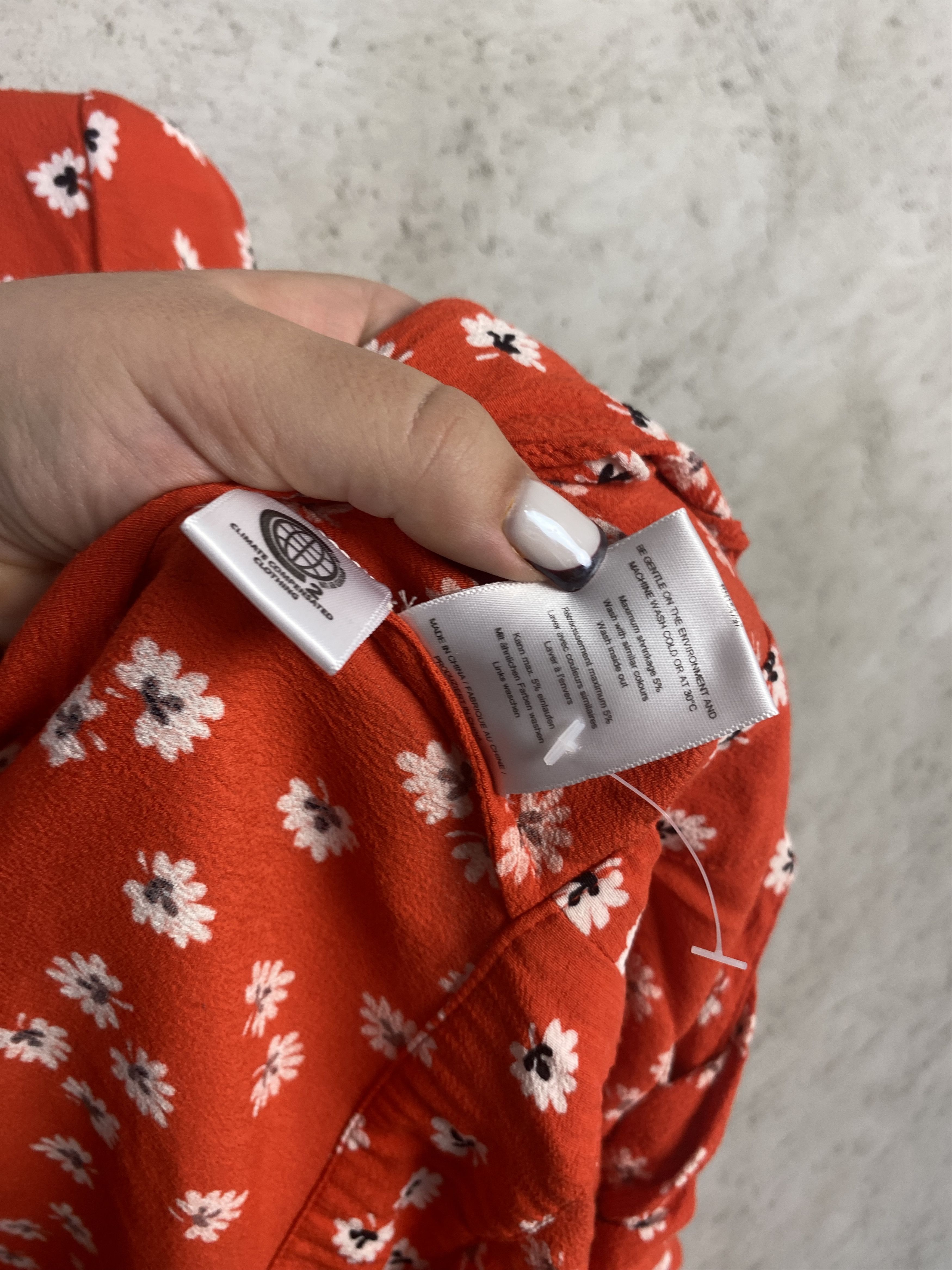 Ganni Ganni Silvery Creep shirt floral viscose casual Size XS / US 0-2 / IT 36-38 - 6 Thumbnail