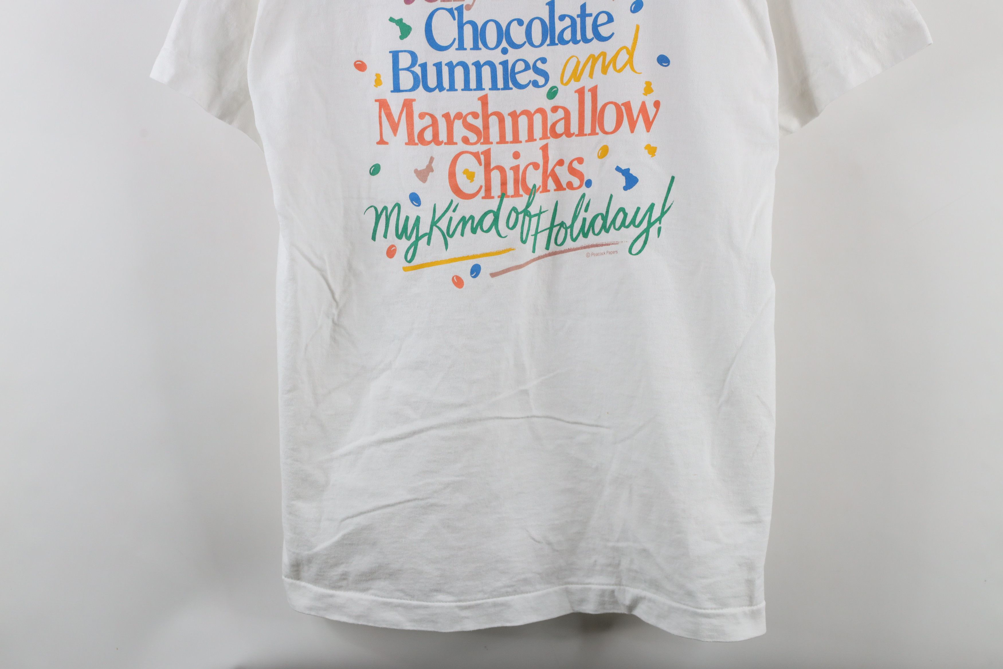 Vintage Vintage 90s Streetwear Chocolate Candy Easter T-Shirt USA Size L / US 10 / IT 46 - 3 Thumbnail