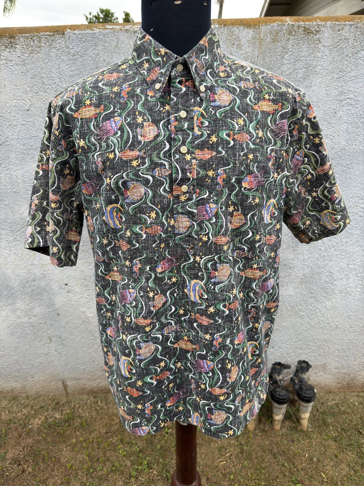 Reyn Spooner PreOwned Reyn Spooner Hawaiian Print Multicolored Men's L Size US L / EU 52-54 / 3 - 1 Thumbnail