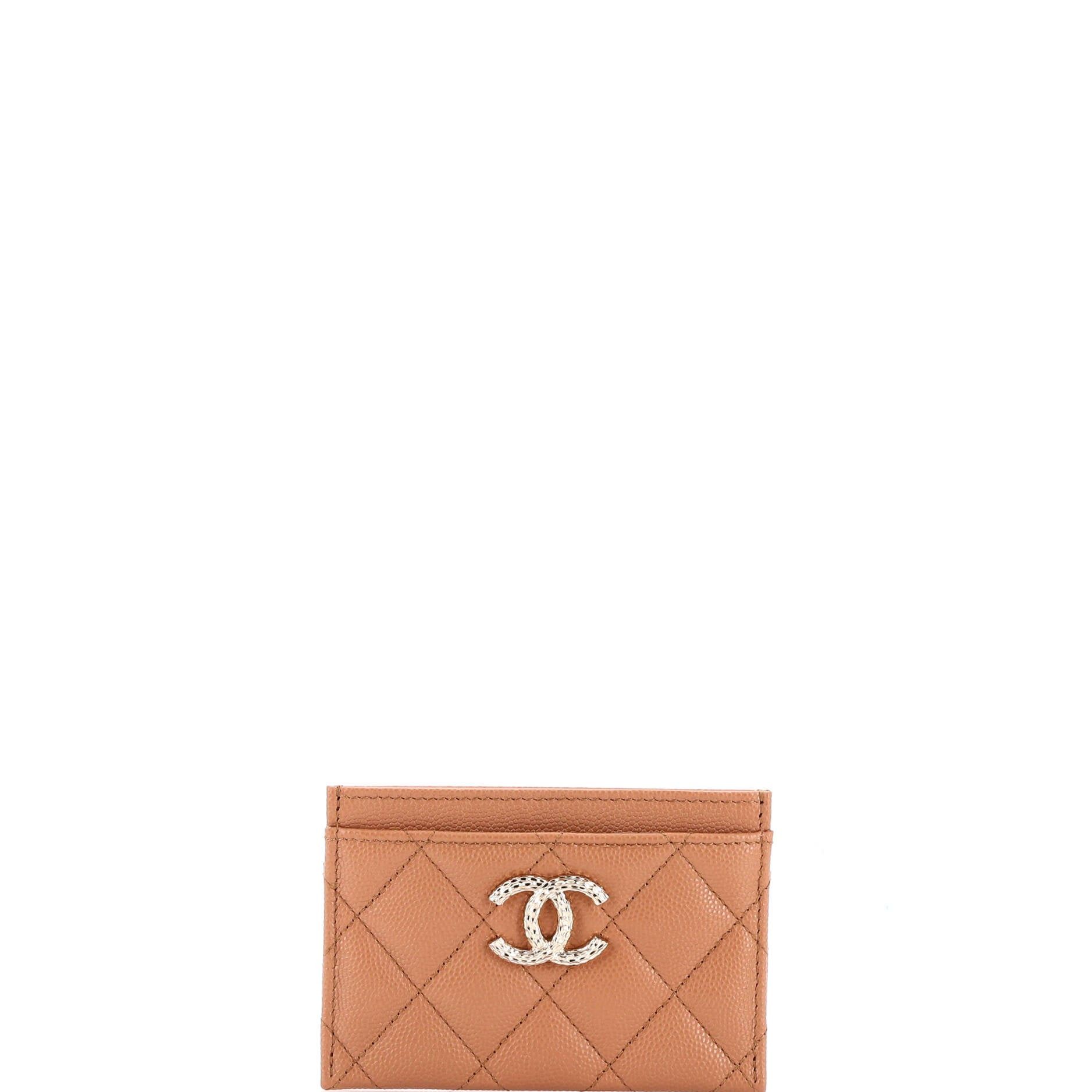 Chanel Textured CC Card Holder Size ONE SIZE - 1 Thumbnail