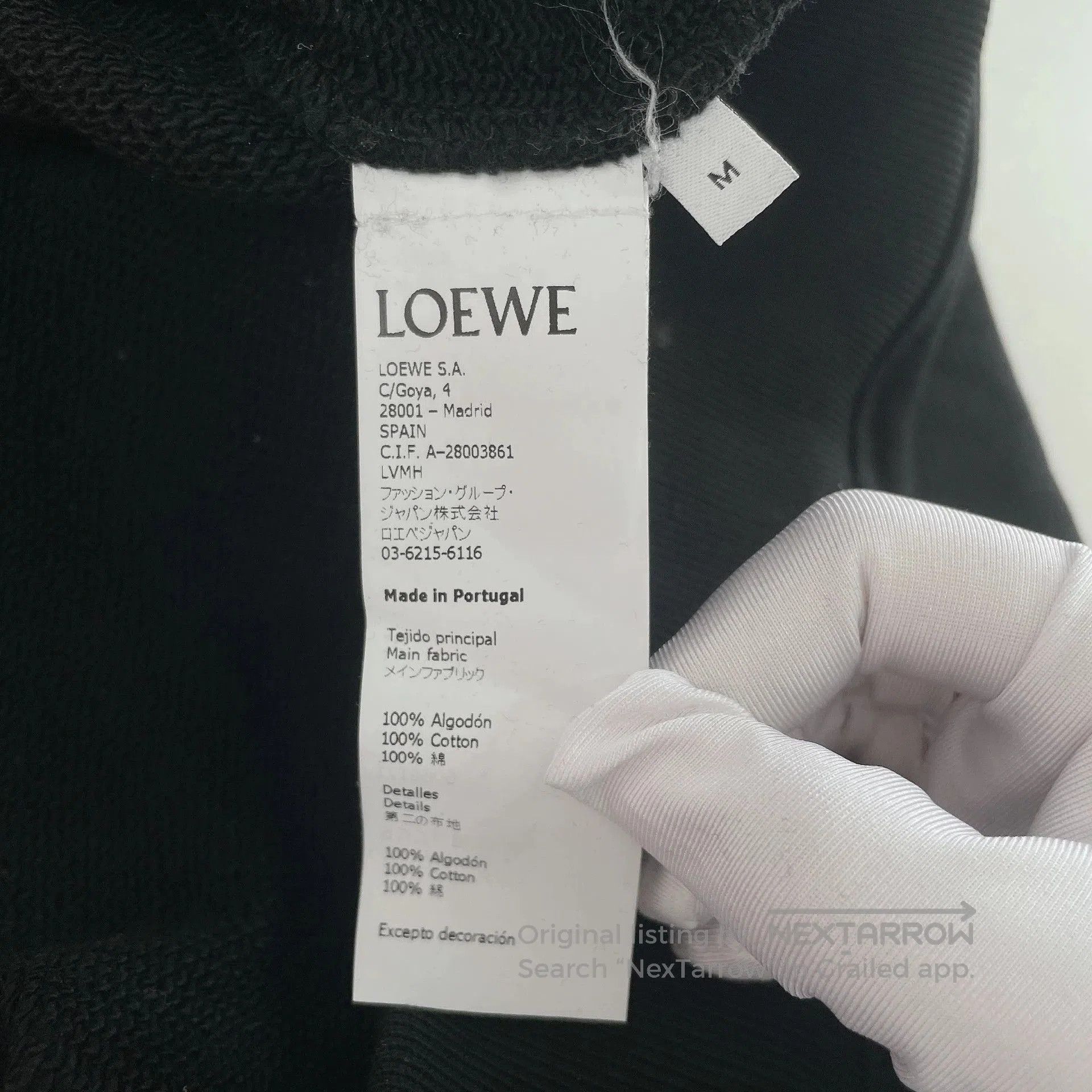 Loewe Loewe Black Crewneck Sweatshirt M. Size US M / EU 48-50 / 2 - 6 Thumbnail