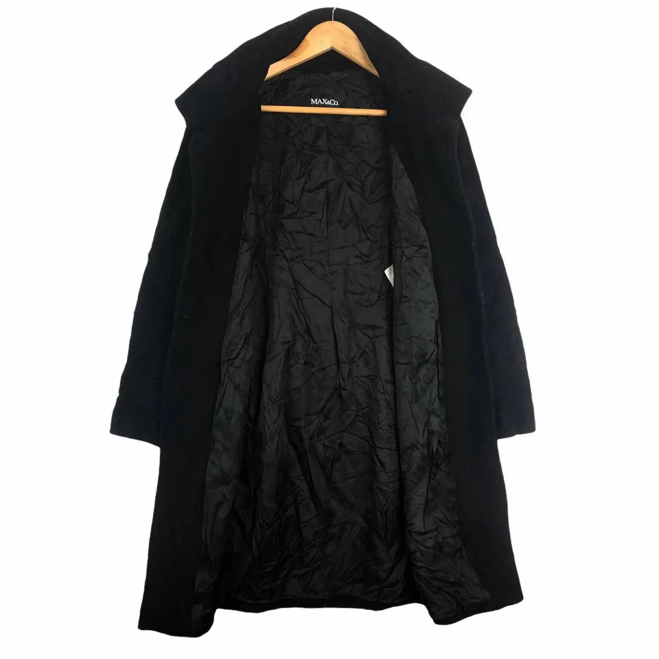 Max Mara MAX MARA Made In Italy Black Coat Max & Co Windbreaker Size M / US 6-8 / IT 42-44 - 4 Thumbnail