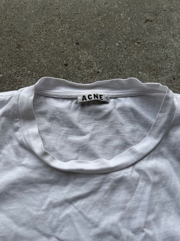 Acne Studios Acne Studios “Mysterious Stockholm Risk” AW13 white tee Size US L / EU 52-54 / 3 - 3 Thumbnail
